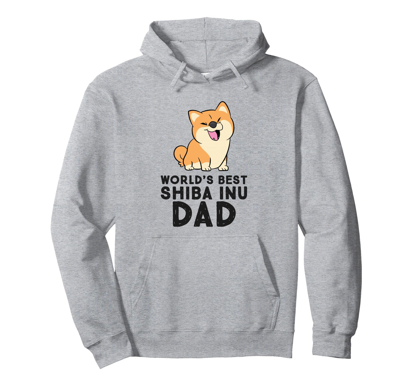 Worlds Best Shiba Inu Dad Dog Shiba Hoodie - Fun Novelty Design Men Women - T-Shirt, Sweatshirt, Hoodie