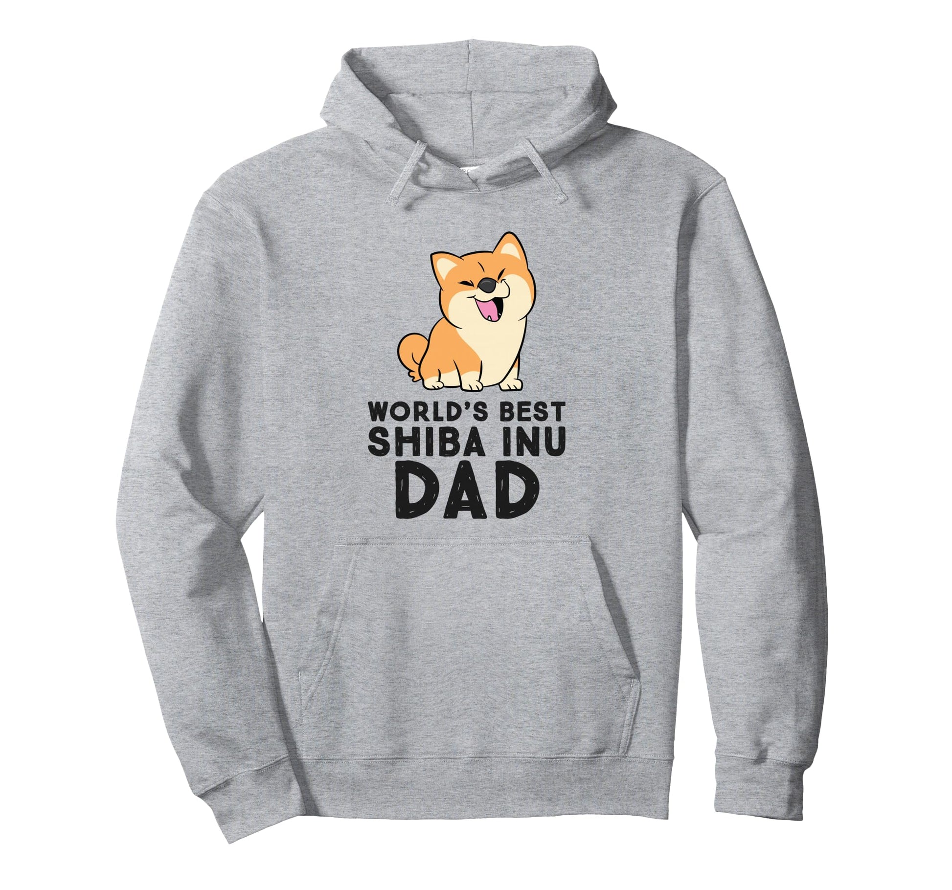 Worlds Best Shiba Inu Dad Dog Shiba Hoodie - Fun Novelty Design Men Women - T-Shirt, Sweatshirt, Hoodie