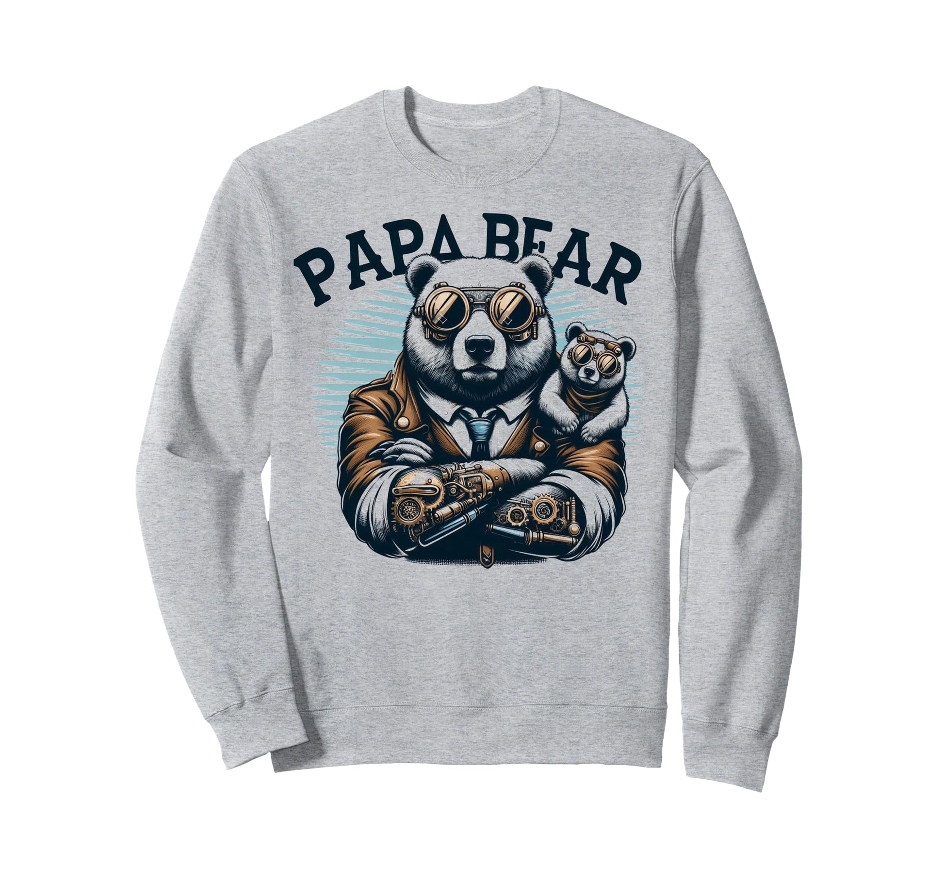 Papa Bear Funny Mechanic Bears Sweatshirt - Trendy Graphic Men Women - T-Shirt, Sweatshirt, Hoodie