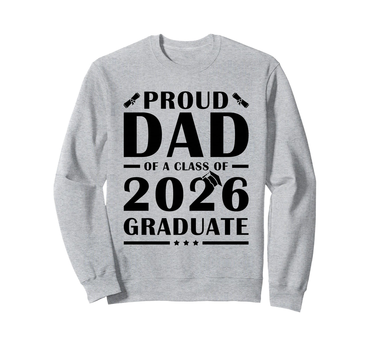 Senior Dad 2026 Proud Dad Class 2026 Sweatshirt - Minimalist Print Unisex - T-Shirt, Sweatshirt, Hoodie