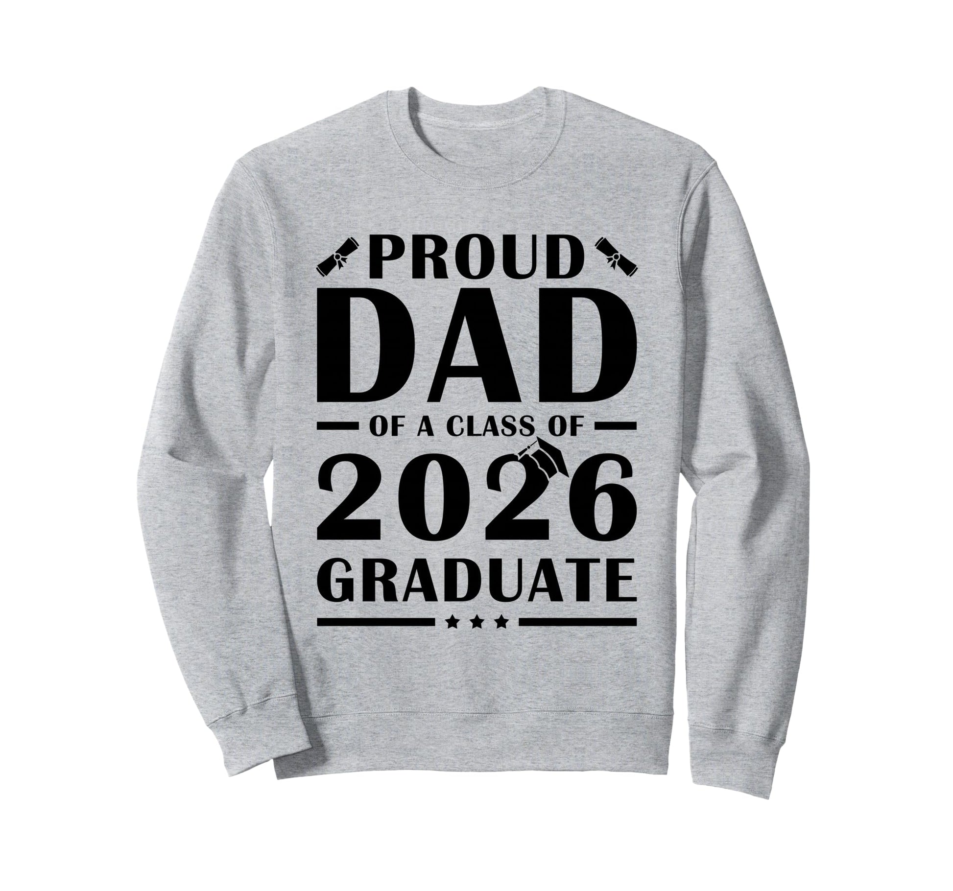 Senior Dad 2026 Proud Dad Class 2026 Sweatshirt - Minimalist Print Unisex - T-Shirt, Sweatshirt, Hoodie