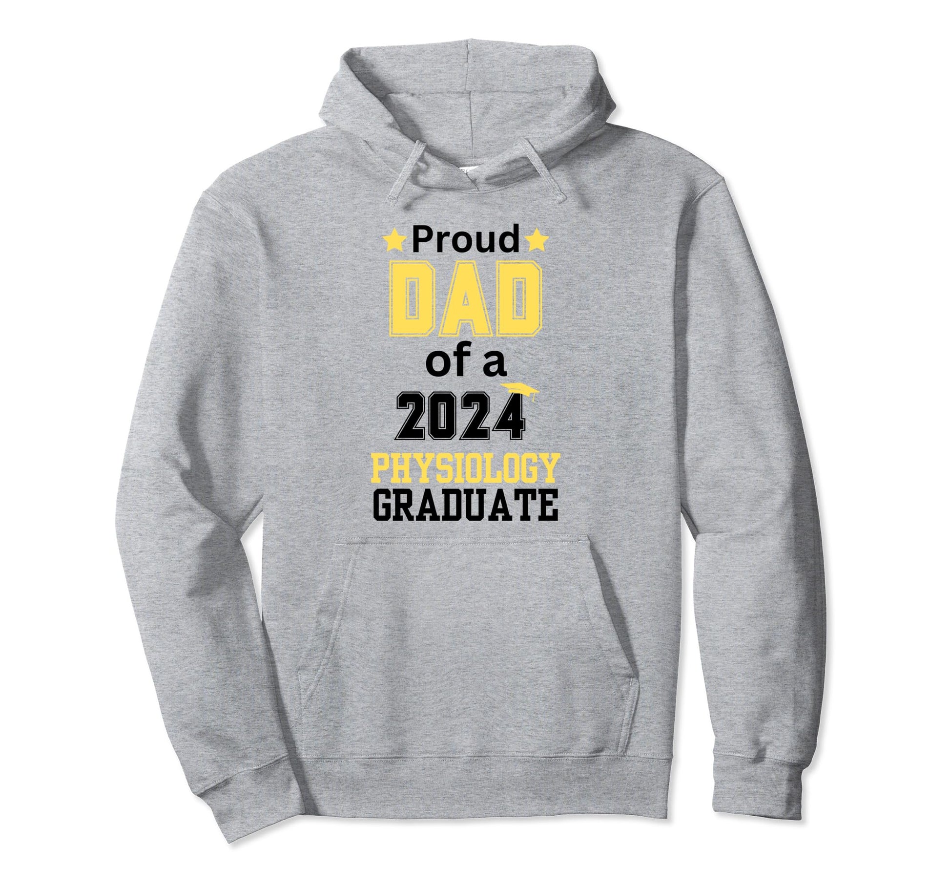 Proud Dad Class 2024 Physiology Hoodie - Aesthetic Graphic for Adults - T-Shirt, Sweatshirt, Hoodie