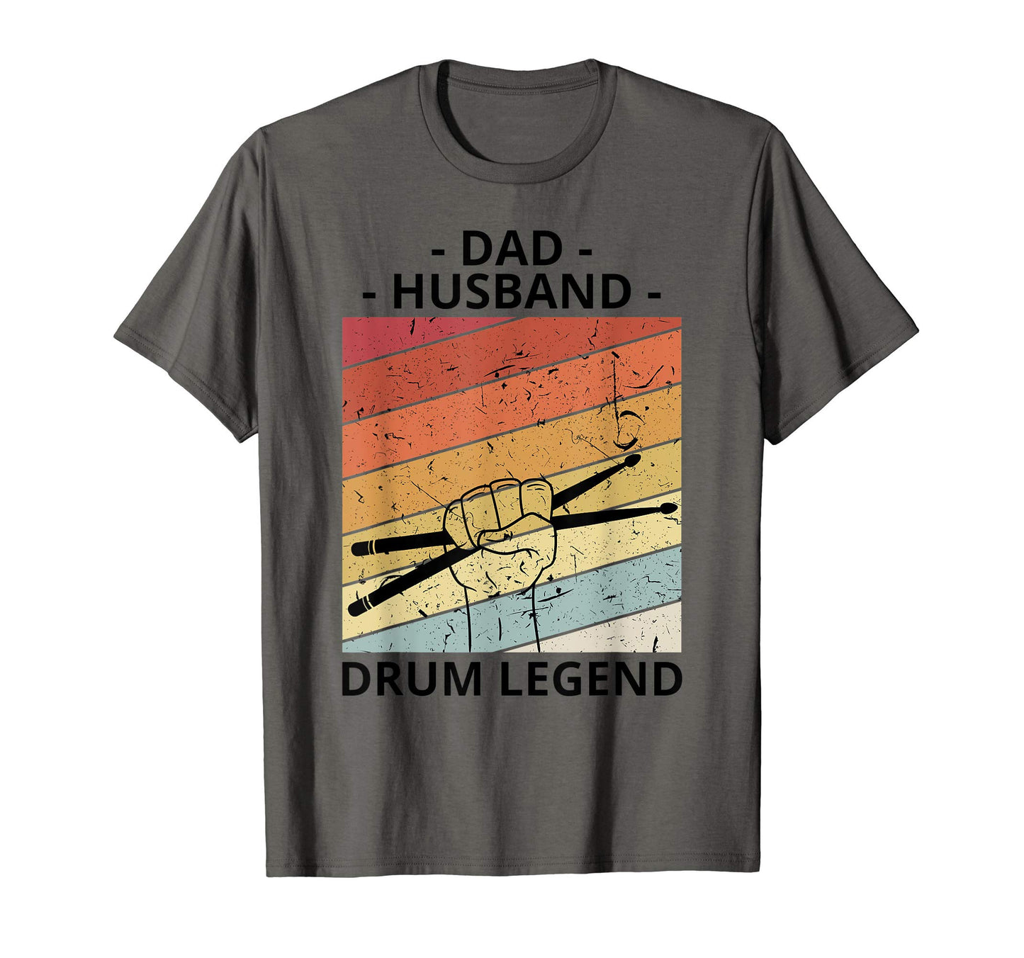 Mens Dad Husband Drum Legend Gifts T-Shirt - Minimalist Print Unisex - T-Shirt, Sweatshirt, Hoodie