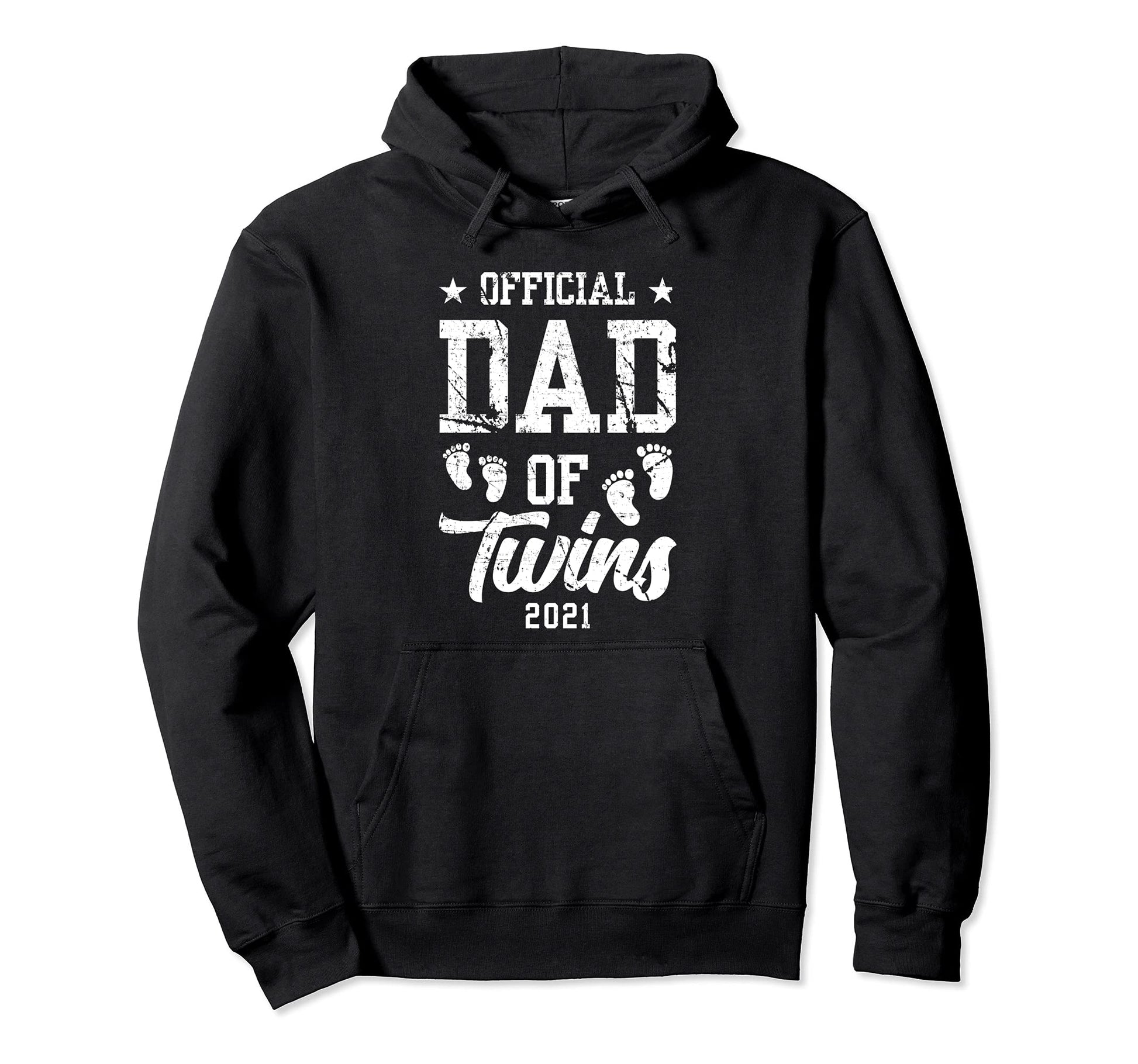 Funny Fathers Day Dad Twins Dada Twins Hoodie - Graphic Print Unisex - T-Shirt, Sweatshirt, Hoodie