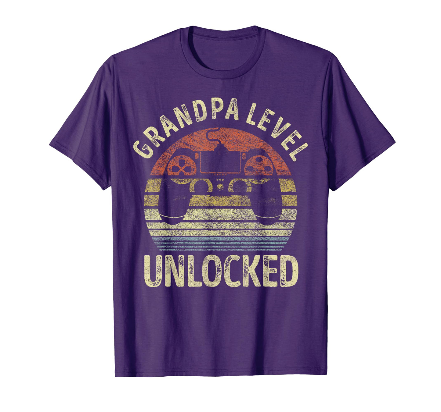 Grandpa Level Unlocked Gaming Video Game T-Shirt - Novelty Apparel Unisex - T-Shirt, Sweatshirt, Hoodie