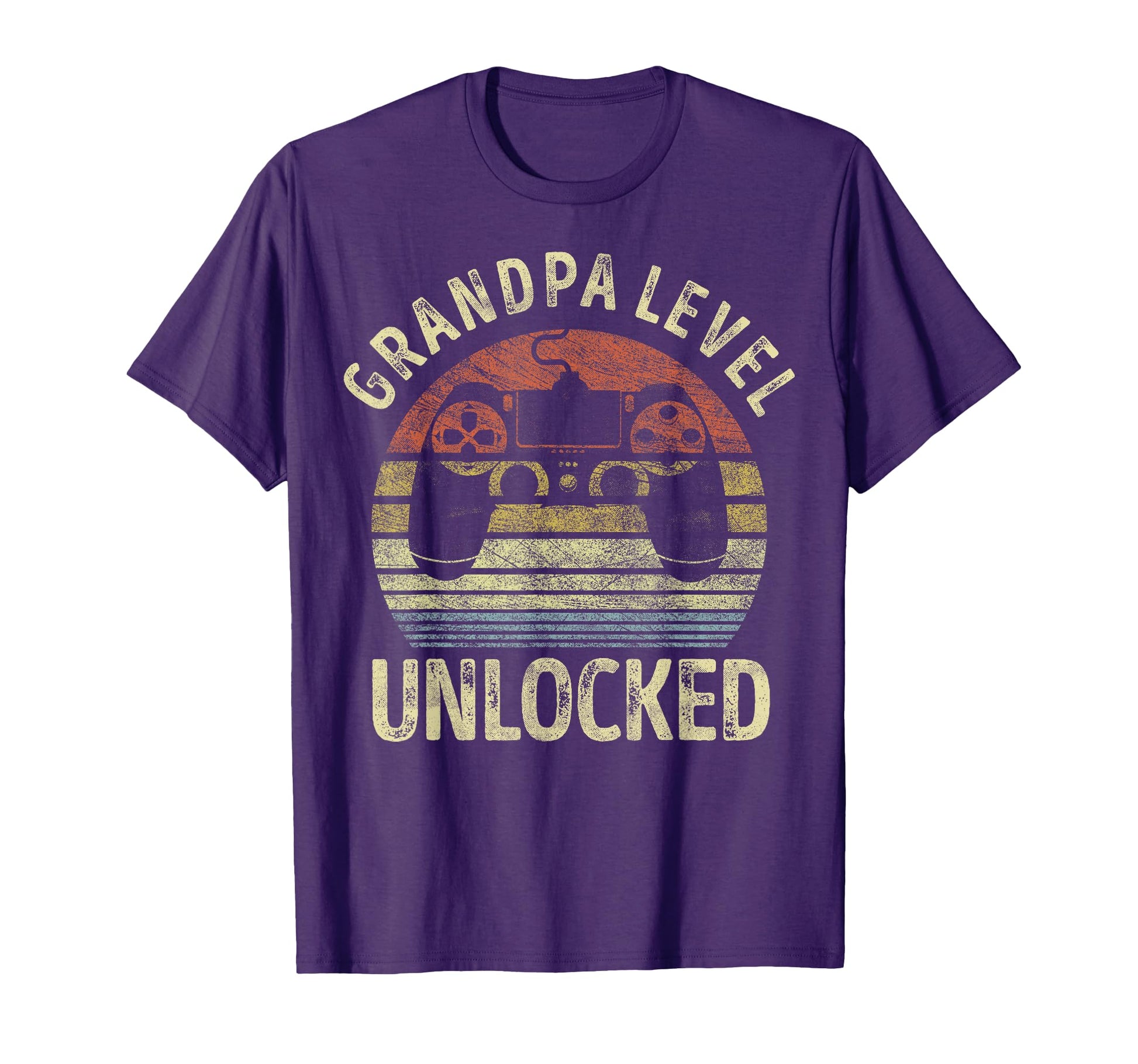Grandpa Level Unlocked Gaming Video Game T-Shirt - Novelty Apparel Unisex - T-Shirt, Sweatshirt, Hoodie