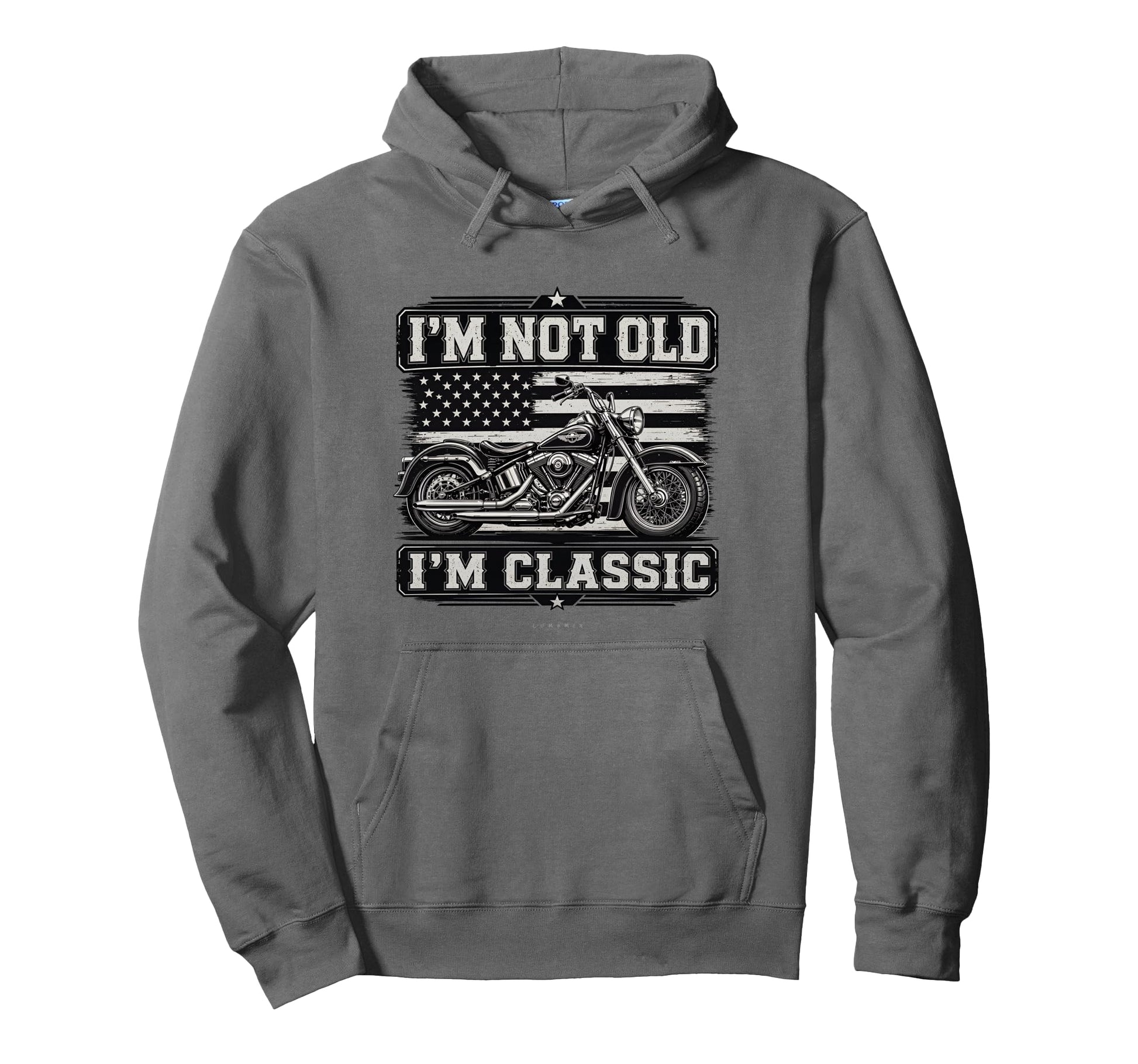 Im Not Old Im Motorcycle Funny Biker Dad Hoodie - Custom Art Print Unisex - T-Shirt, Sweatshirt, Hoodie