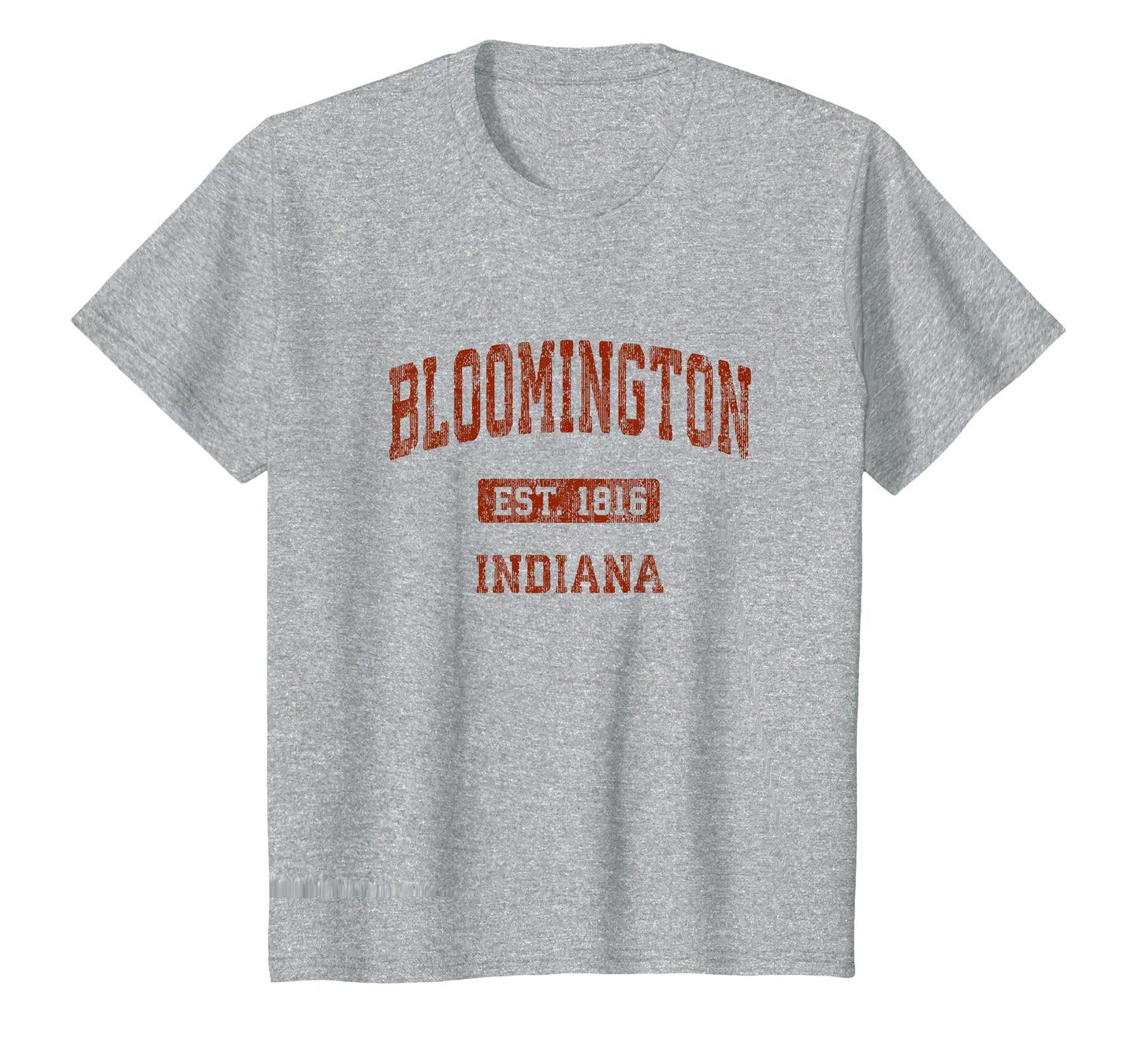 Bloomington Indiana Athletic Sports T-Shirt - Novelty Apparel Men Women - T-Shirt, Sweatshirt, Hoodie