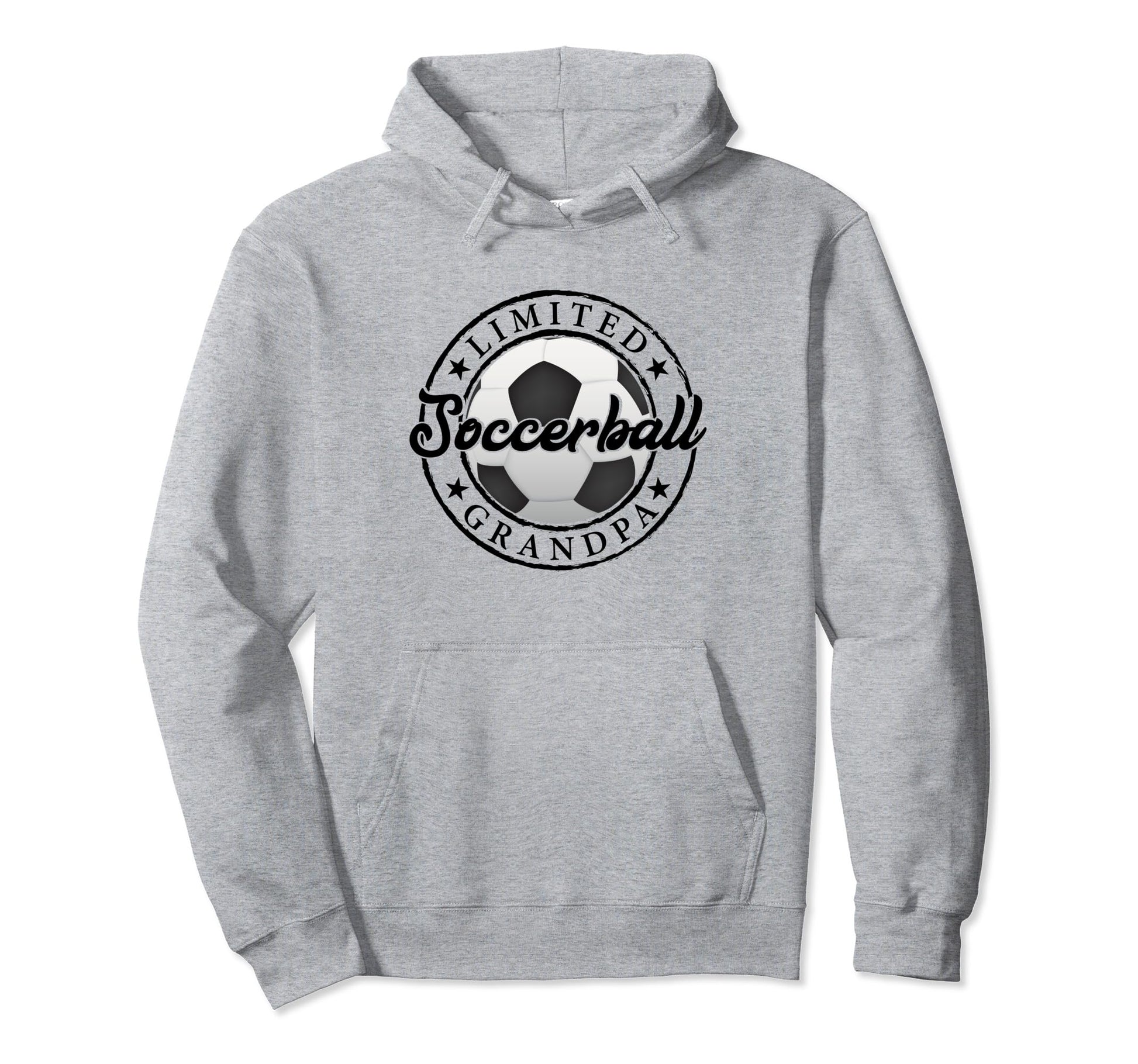 Soccer Ball Grandpa Funny Fathers Day Hoodie - Graphic Print for Adults - T-Shirt, Sweatshirt, Hoodie