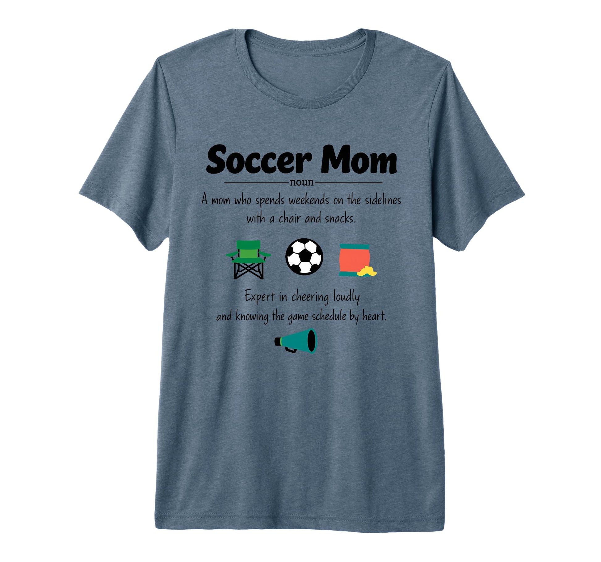 Soccer Mom Definition Gifts Mothers T-Shirt - Minimalist Print Men Women - T-Shirt, Sweatshirt, Hoodie