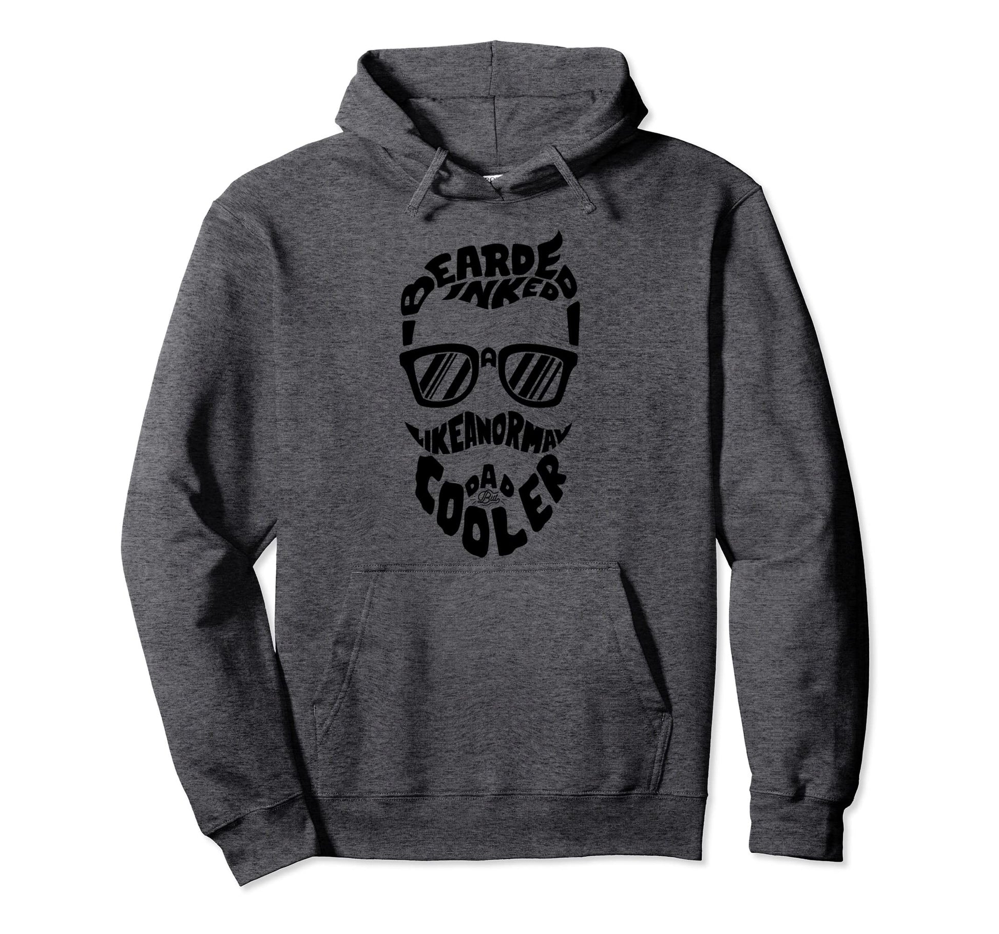 Bearded Inked Dad Funny Beards And Tattoos Hoodie - Trendy Graphic Unisex - T-Shirt, Sweatshirt, Hoodie