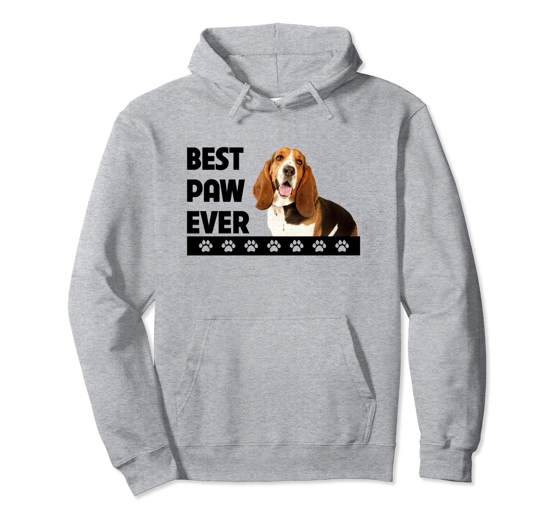 Best Paw Ever Basset Hound Hunting Hoodie - Streetwear Style for Adults - T-Shirt, Sweatshirt, Hoodie