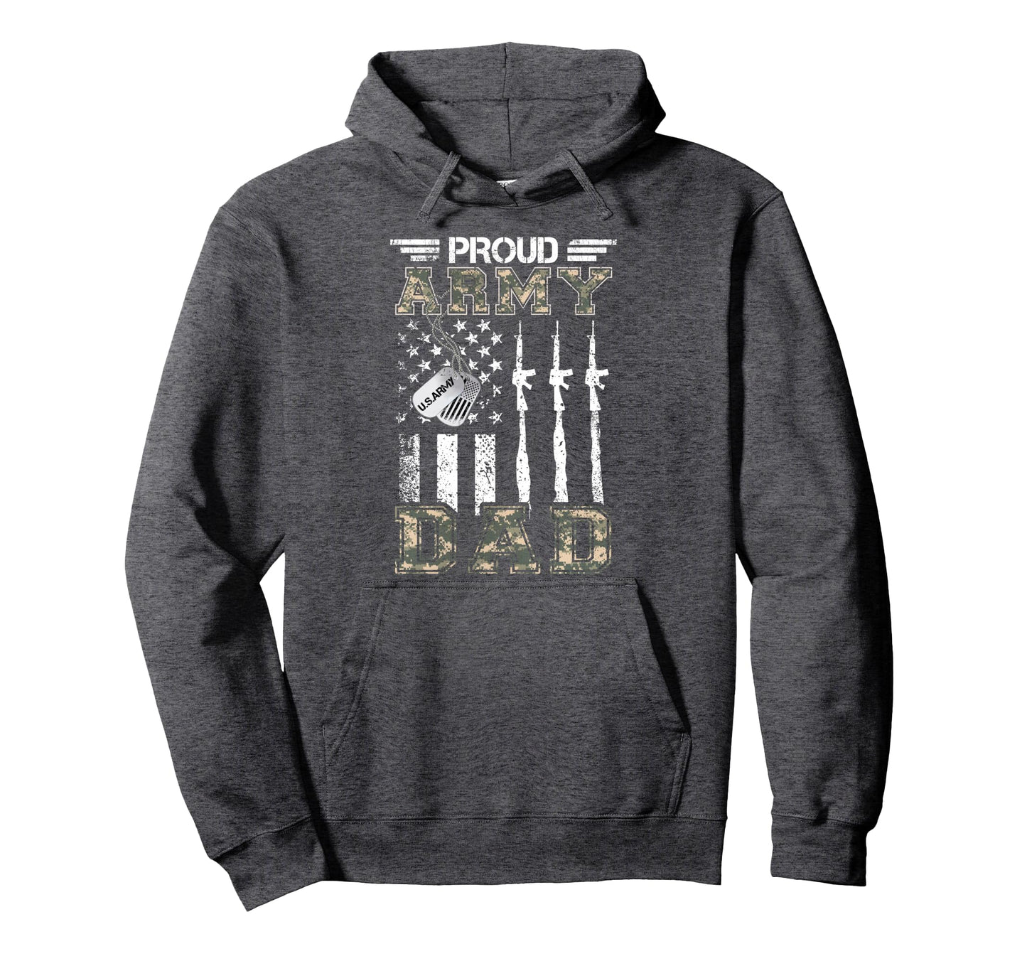 Proud Army Dad Us Army Dad Gifts Army Hoodie - Aesthetic Graphic Unisex - T-Shirt, Sweatshirt, Hoodie