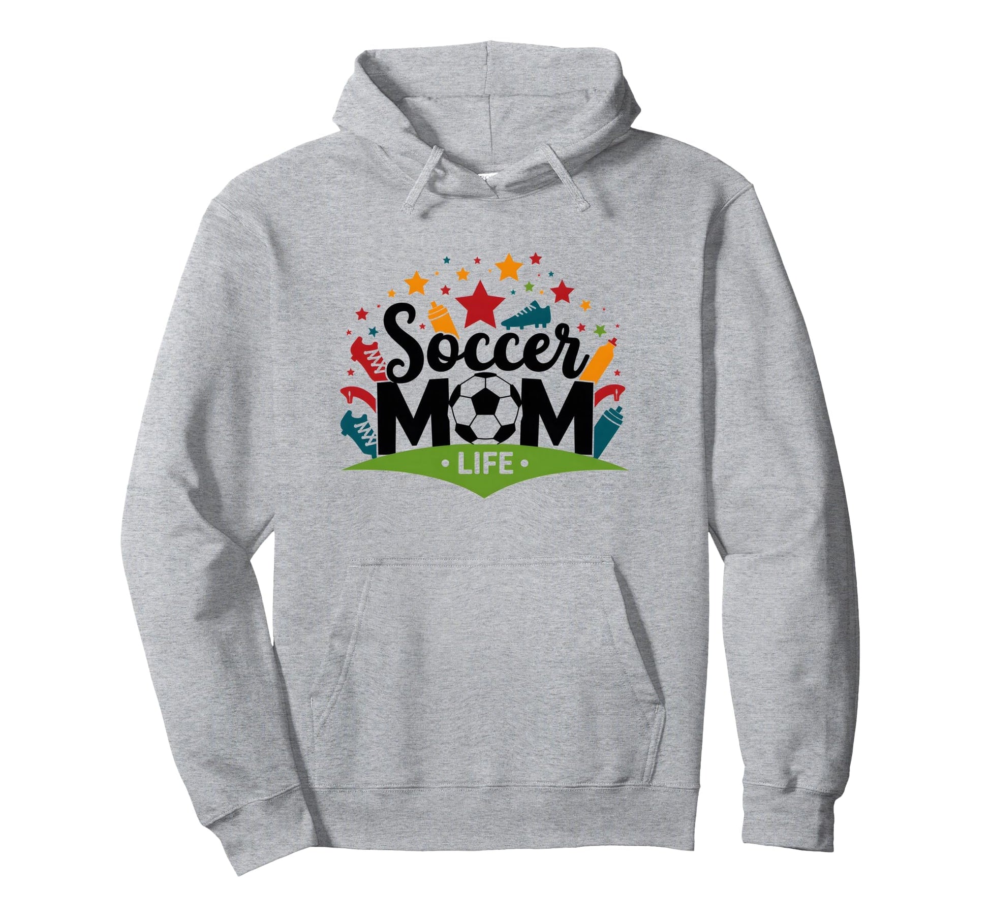 Soccer Mom Life Womens Sports Hoodie - Casual Everyday Wear for Adults - T-Shirt, Sweatshirt, Hoodie
