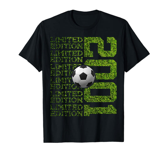 2001 Soccer 25Th Birthday T-Shirt - Casual Everyday Wear Men Women - T-Shirt, Sweatshirt, Hoodie