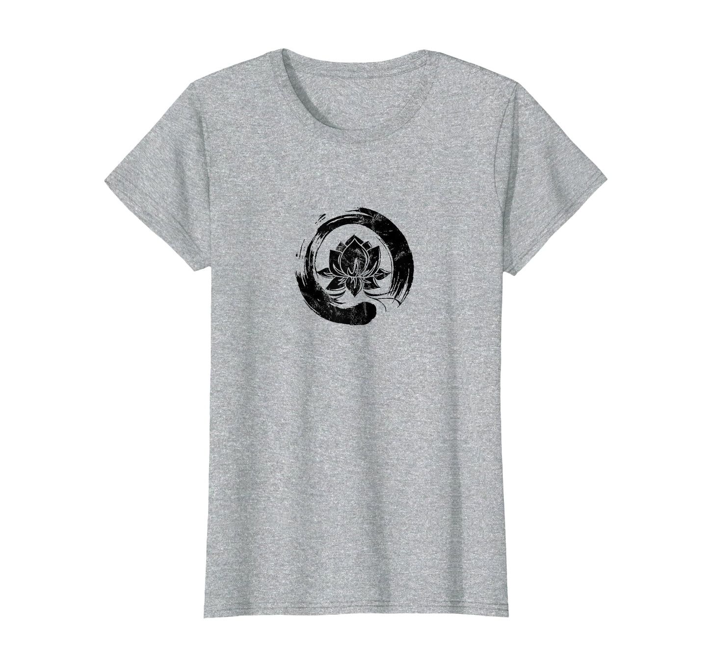 Enso Zen Circle Enlightenment Lotus T-Shirt - Minimalist Print Men Women - T-Shirt, Sweatshirt, Hoodie