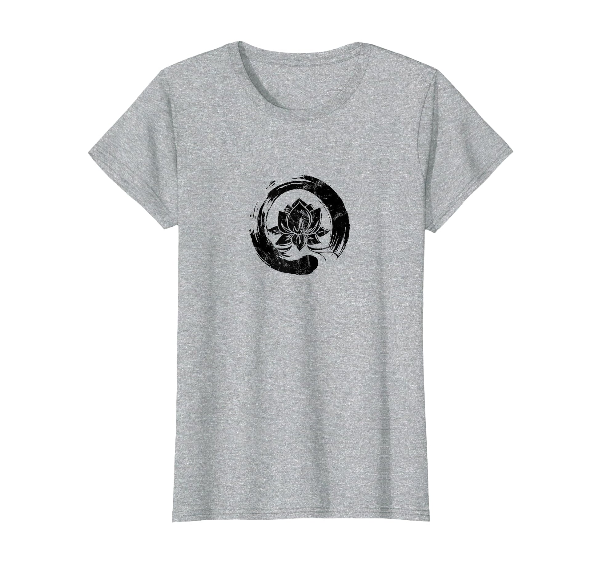 Enso Zen Circle Enlightenment Lotus T-Shirt - Minimalist Print Men Women - T-Shirt, Sweatshirt, Hoodie