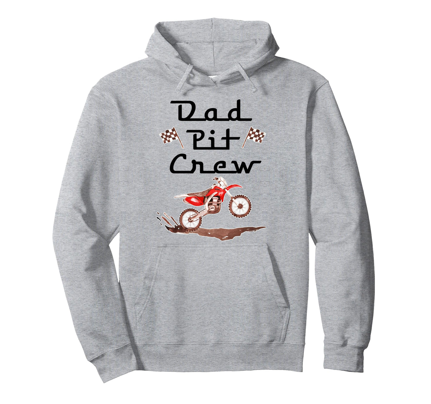 Dirt Bike Birthday Party Racing Family Hoodie - Unique Graphic Men Women - T-Shirt, Sweatshirt, Hoodie