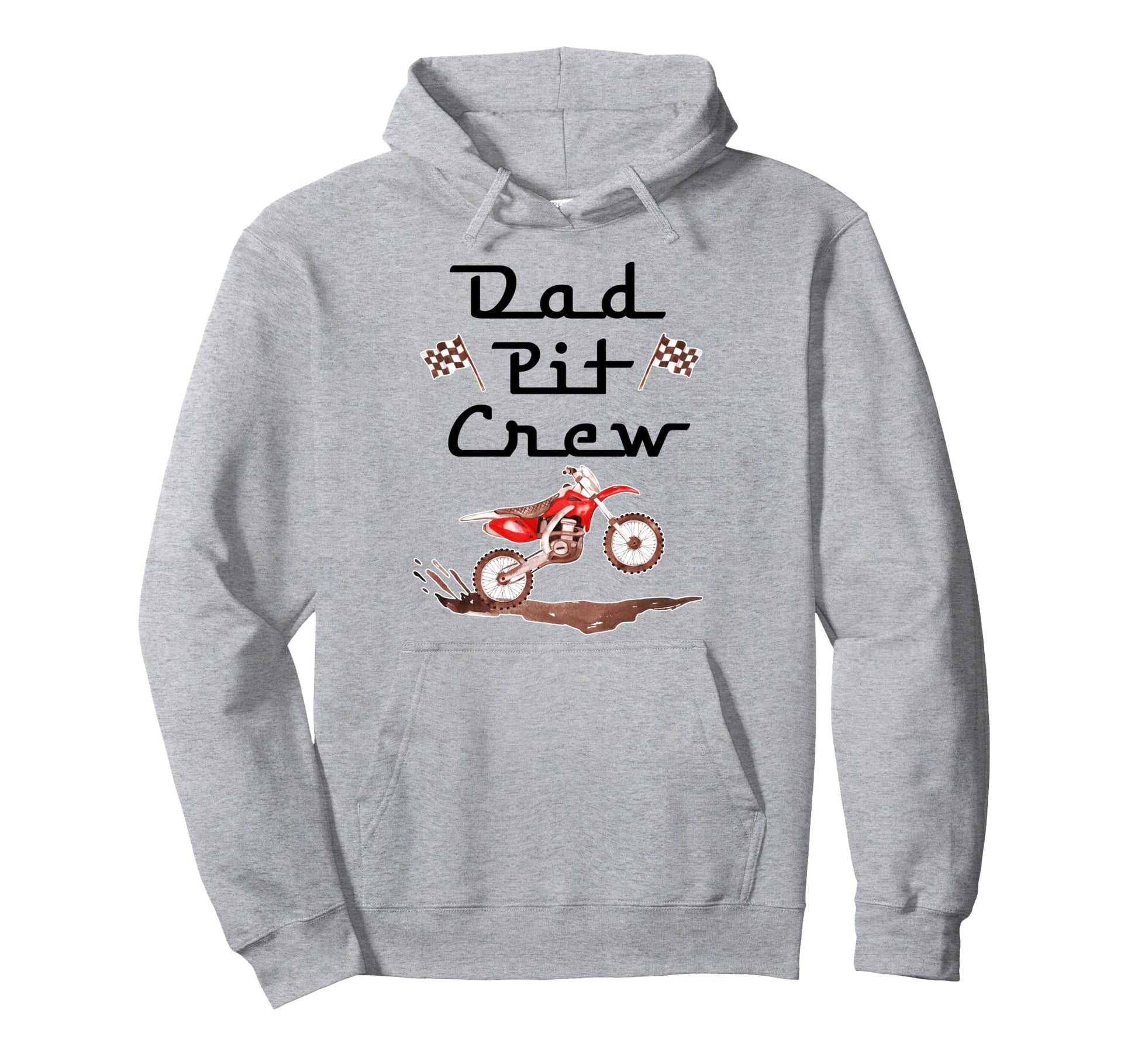 Dirt Bike Birthday Party Racing Family Hoodie - Unique Graphic Men Women - T-Shirt, Sweatshirt, Hoodie