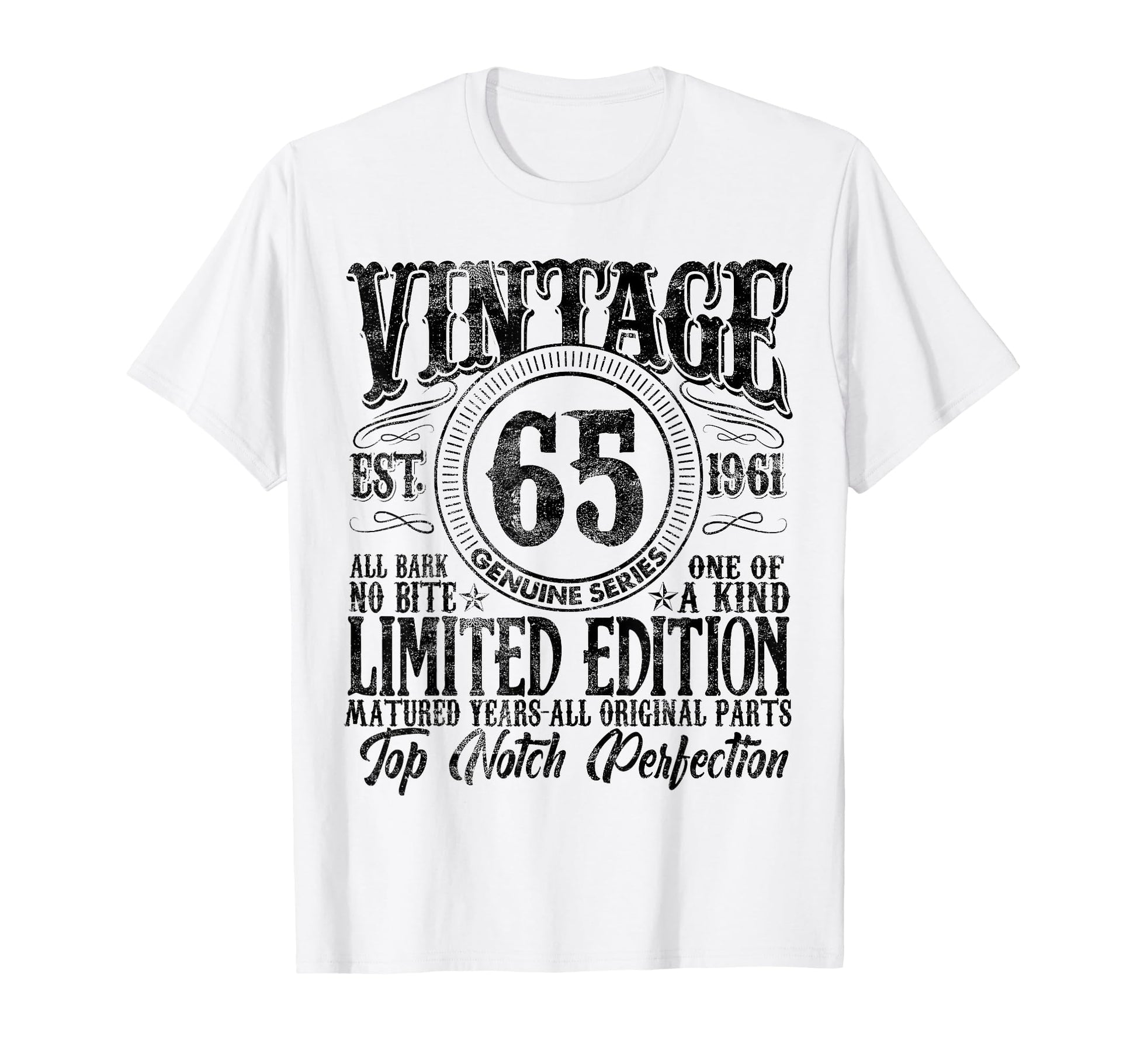 65 Year Old Gifts 1961 65Th Birthday T-Shirt - Trendy Graphic Unisex - T-Shirt, Sweatshirt, Hoodie
