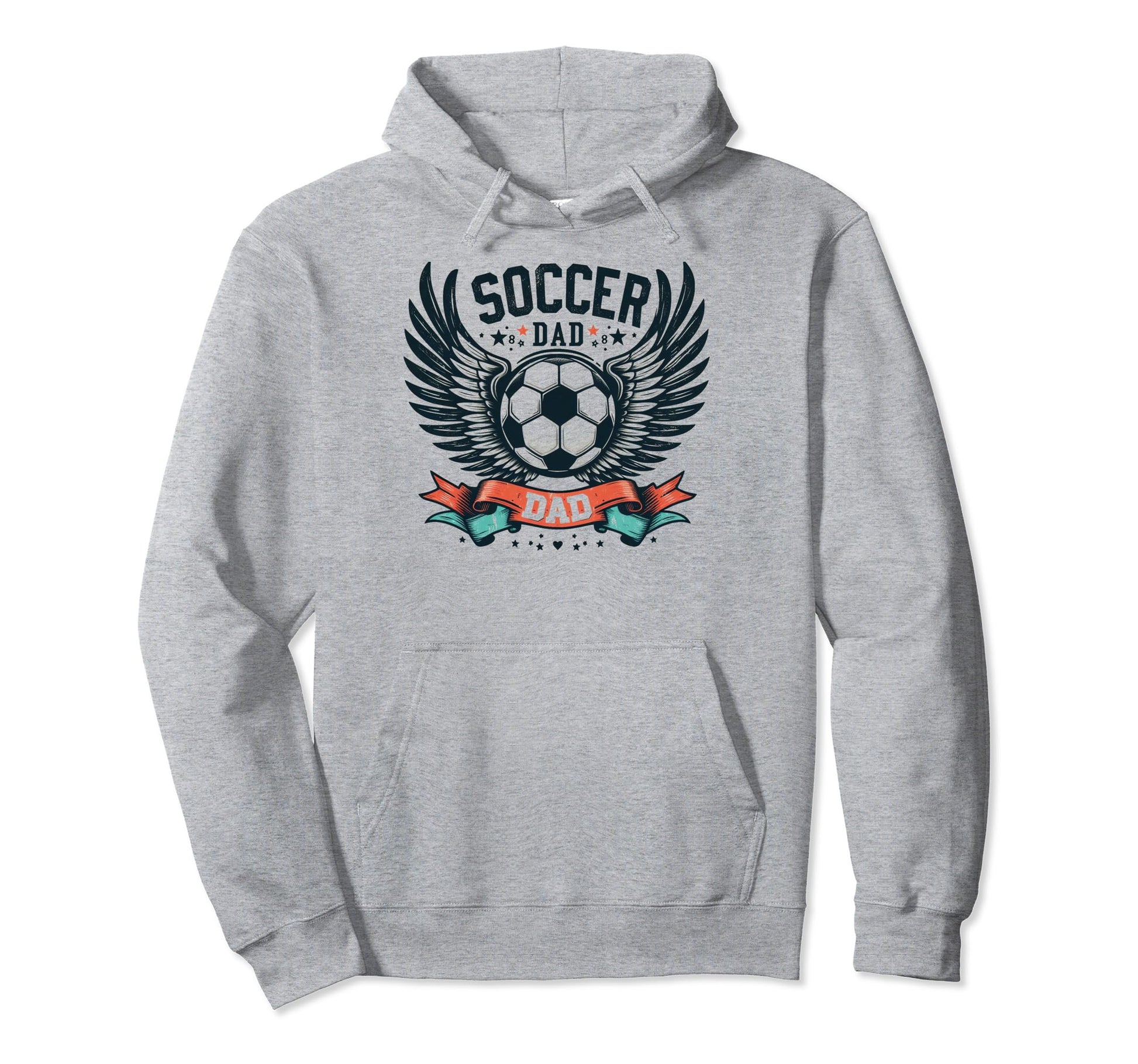 Soccer Dad Family Matching Dad Fathers Day Hoodie - Graphic Print Men Women - T-Shirt, Sweatshirt, Hoodie