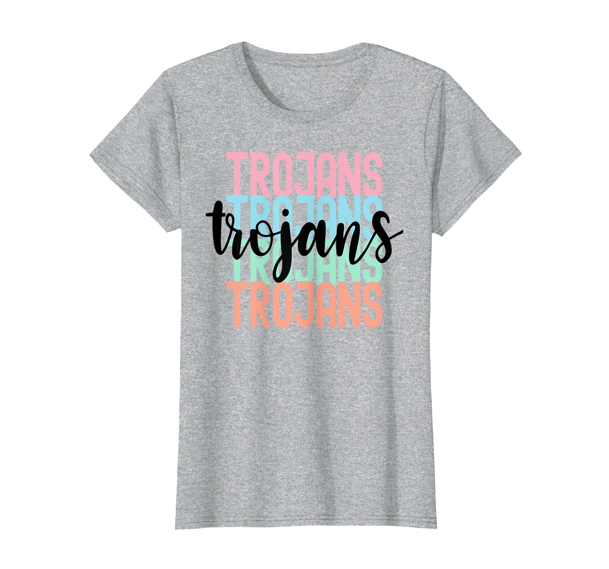 Trojans Team Mascot School Spirit Game T-Shirt - Aesthetic Graphic Unisex - T-Shirt, Sweatshirt, Hoodie