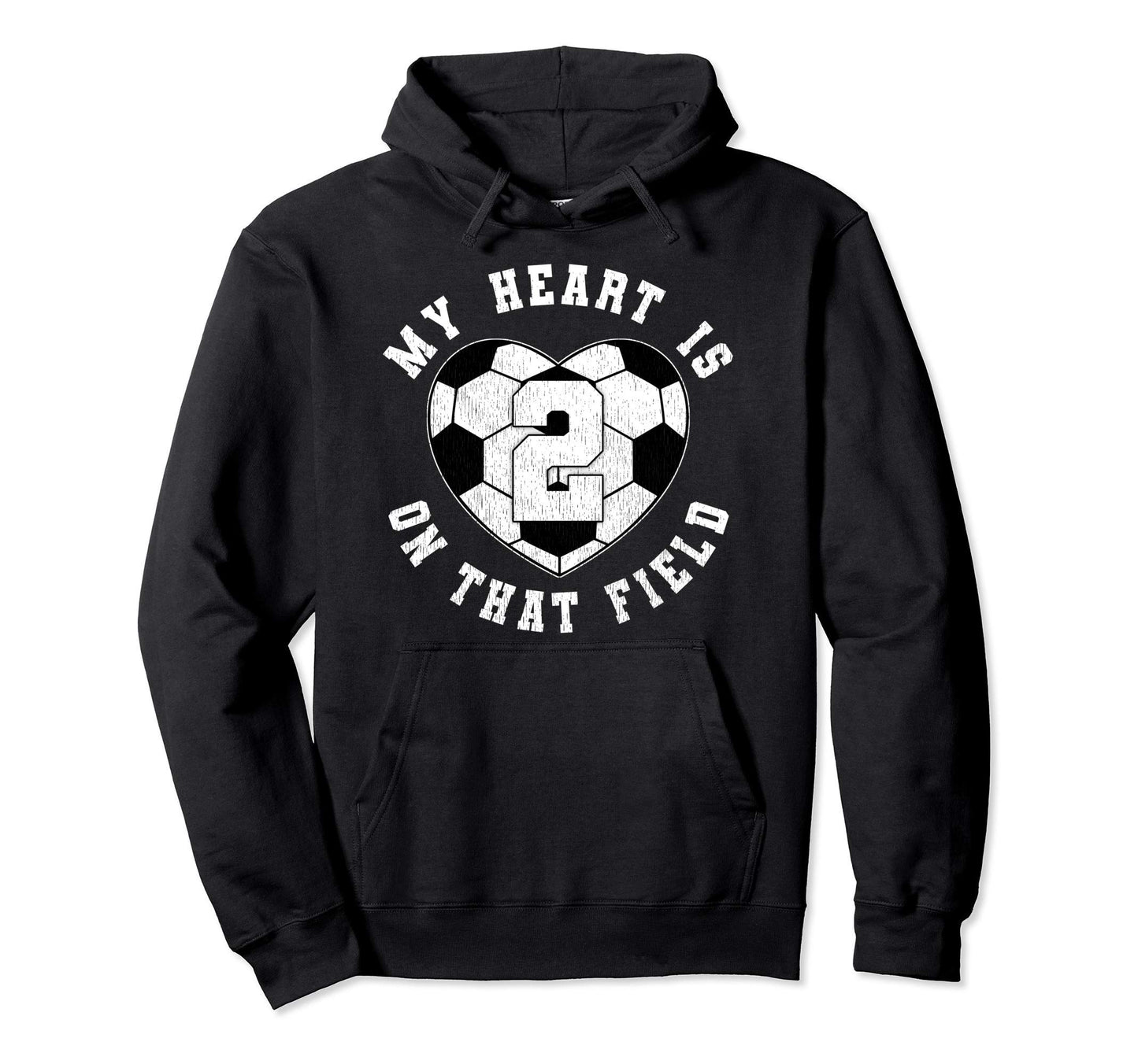 Soccer Player Mom Dad Jersey Number Hoodie - Fun Novelty Design for Adults - T-Shirt, Sweatshirt, Hoodie