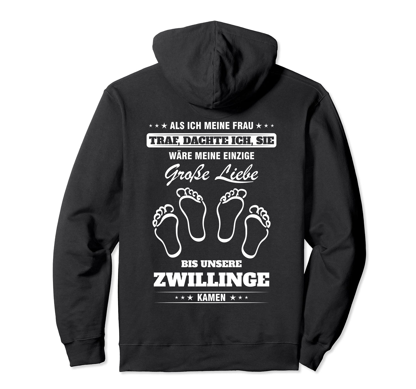 Father Proud Dad Love Twins Fathers Day Hoodie - Aesthetic Graphic Unisex - T-Shirt, Sweatshirt, Hoodie