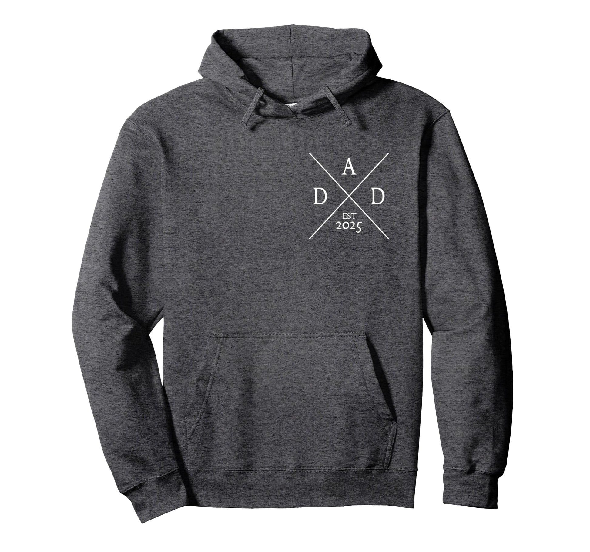 New Dad Est 2025 First Fathers Day Hoodie - Minimalist Print Men Women - T-Shirt, Sweatshirt, Hoodie