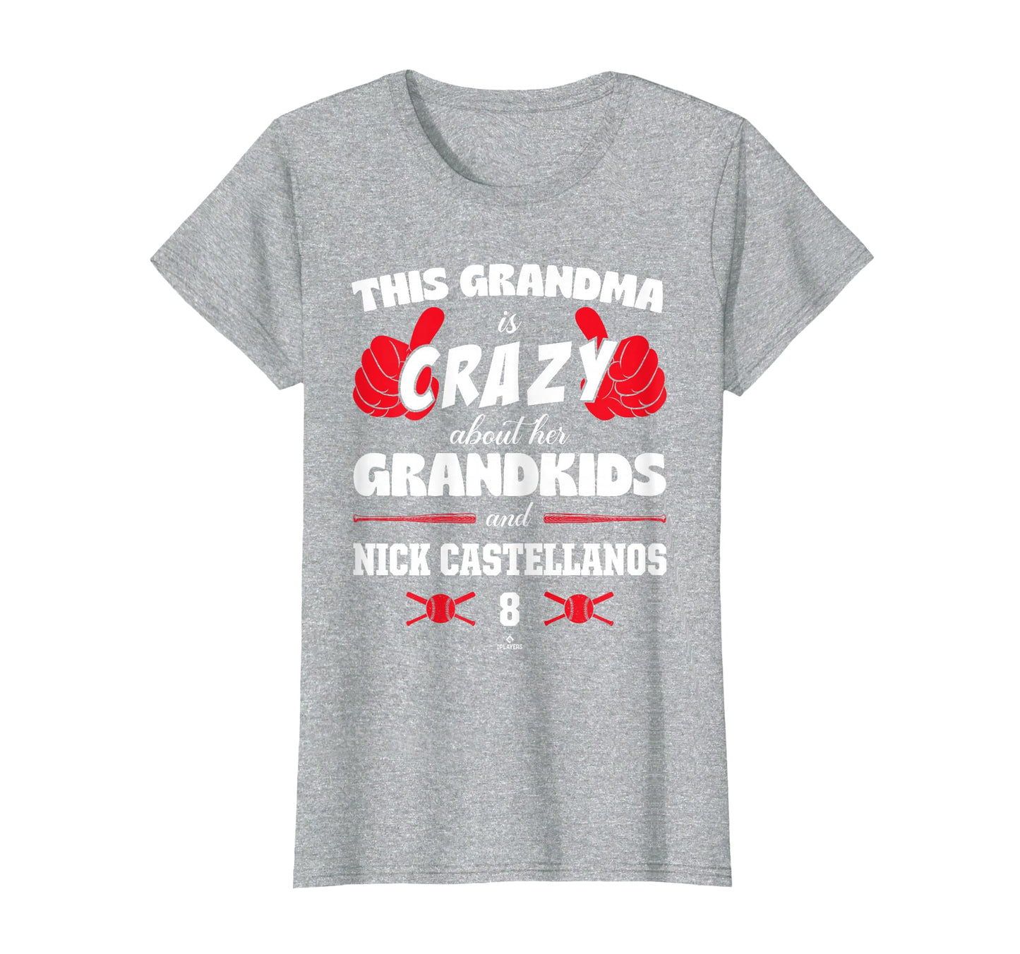 Grandma Crazy Nick Castellanos T-Shirt - Minimalist Print Unisex - T-Shirt, Sweatshirt, Hoodie