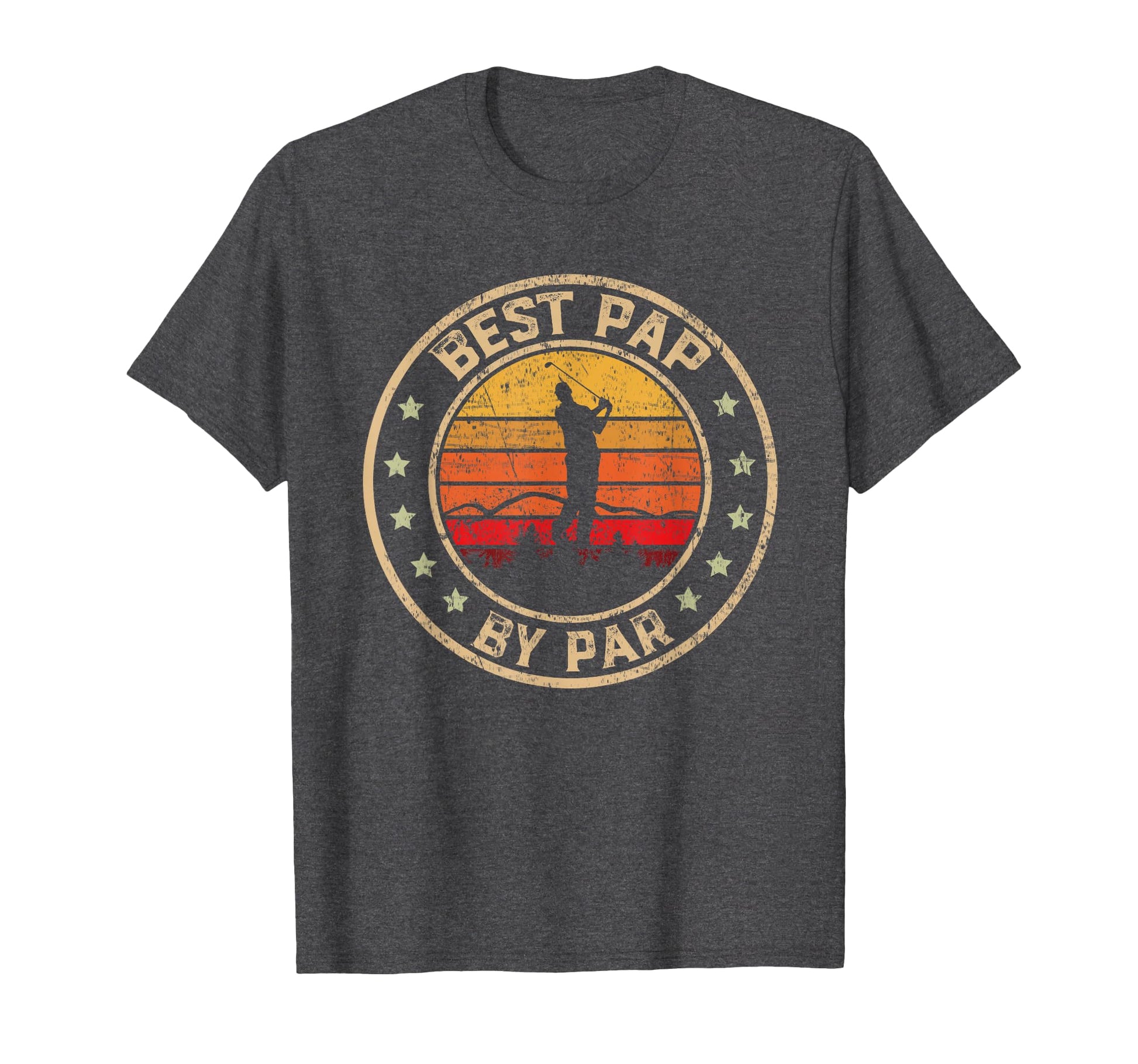Mens Best Pap Par Fathers Day Golf T-Shirt - Trendy Graphic for Adults - T-Shirt, Sweatshirt, Hoodie