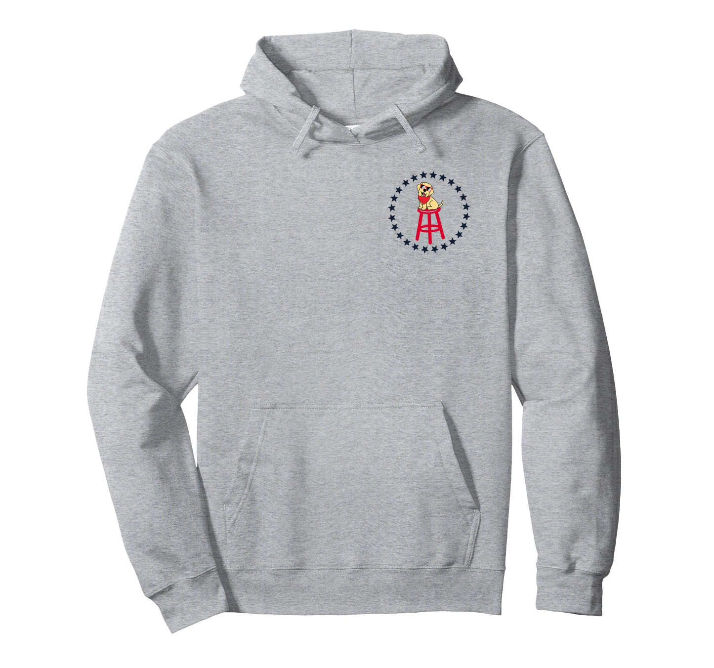 Barstool Dogs Funny Dog Sports Pun Hoodie - Graphic Print for Adults - T-Shirt, Sweatshirt, Hoodie