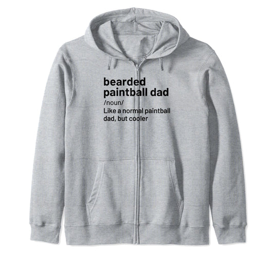 Bearded Paintball Define White Shirts T-Shirt - Unique Graphic for Adults - T-Shirt, Sweatshirt, Hoodie