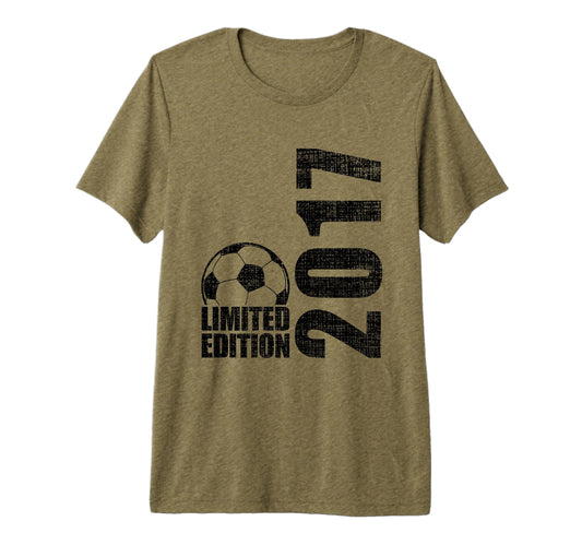 9 Years Old 2017 9Th Birthday Soccer T-Shirt - Aesthetic Graphic Men Women - T-Shirt, Sweatshirt, Hoodie