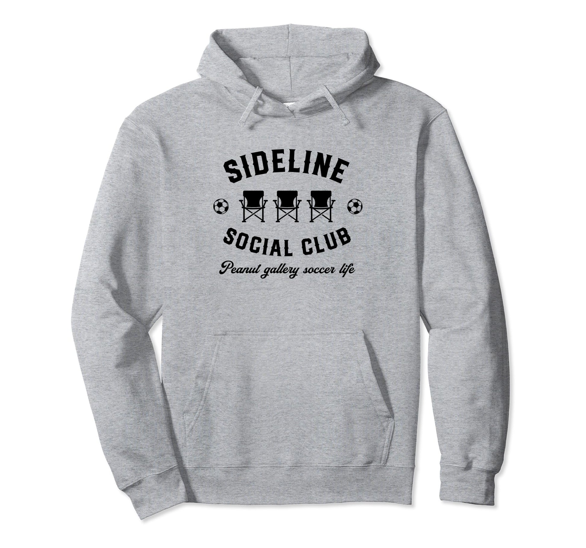 Sideline Social Club Peanut Gallery Hoodie - Minimalist Print Unisex - T-Shirt, Sweatshirt, Hoodie