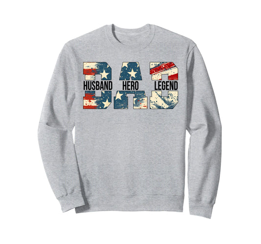 American Dad 4Th July Dad Stars Sweatshirt - Custom Art Print Men Women - T-Shirt, Sweatshirt, Hoodie
