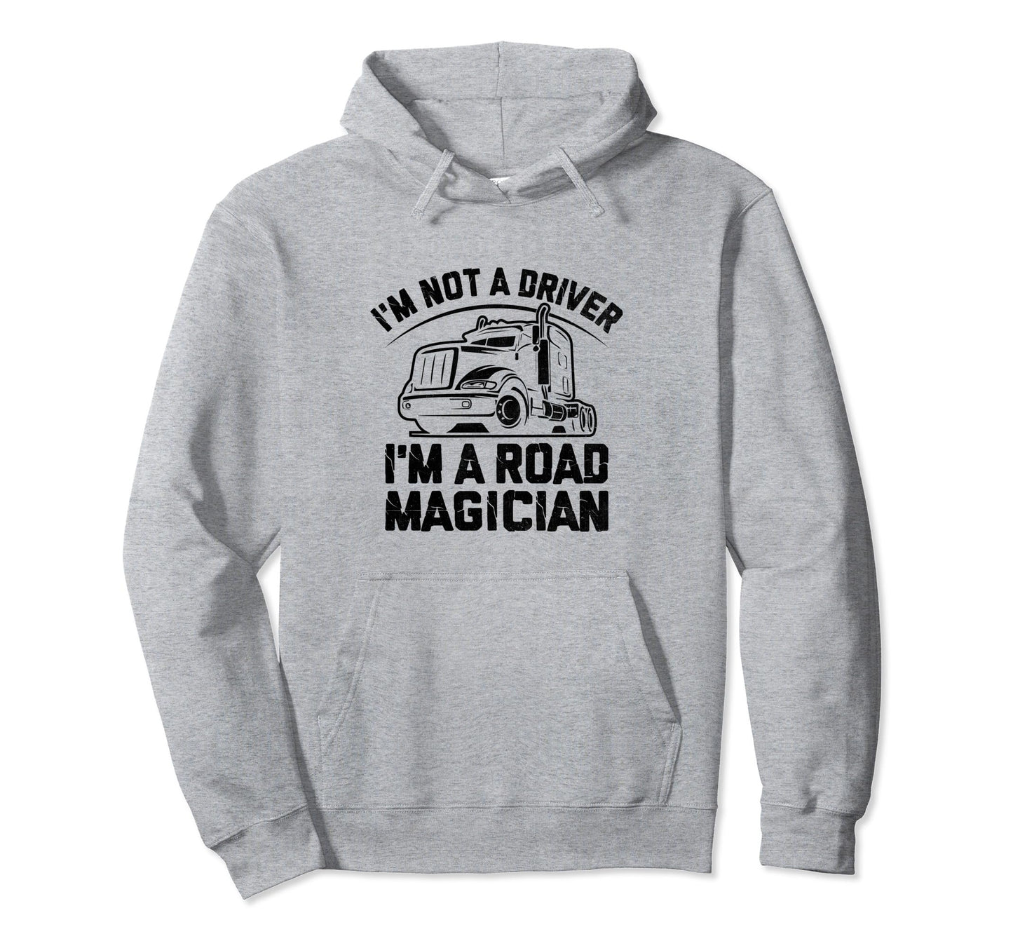 Trucker Driving Dad Trucker Father Hoodie - Novelty Apparel Men Women - T-Shirt, Sweatshirt, Hoodie