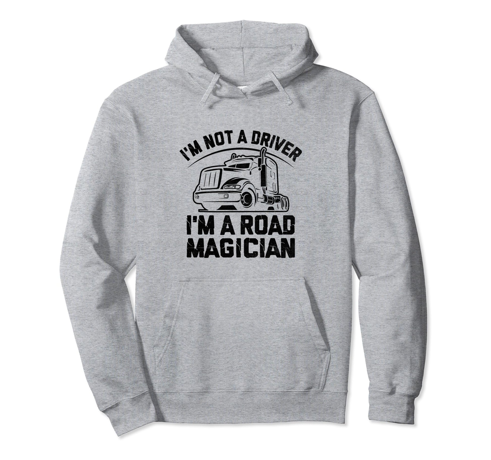 Trucker Driving Dad Trucker Father Hoodie - Novelty Apparel Men Women - T-Shirt, Sweatshirt, Hoodie