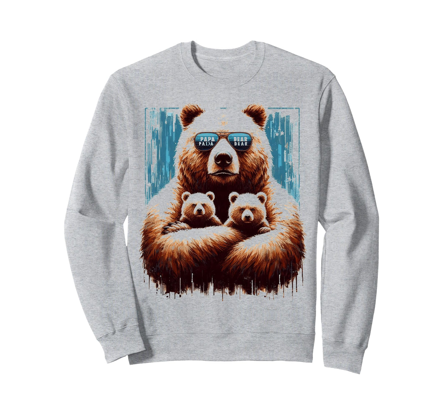 Papa Bear Funny Bears Animal Lover Dad Sweatshirt - Novelty Apparel Unisex - T-Shirt, Sweatshirt, Hoodie