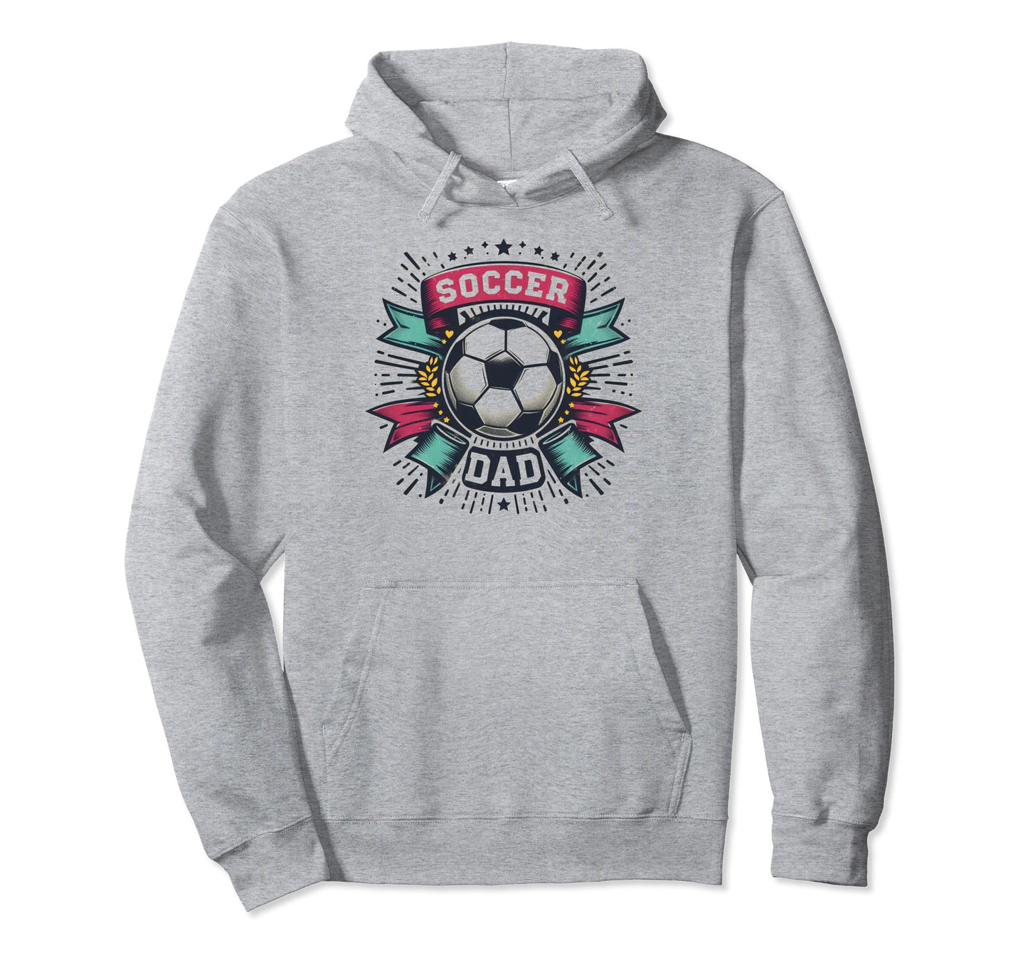 Soccer Dad Family Matching Dad Fathers Day Hoodie - Minimalist Print Unisex - T-Shirt, Sweatshirt, Hoodie