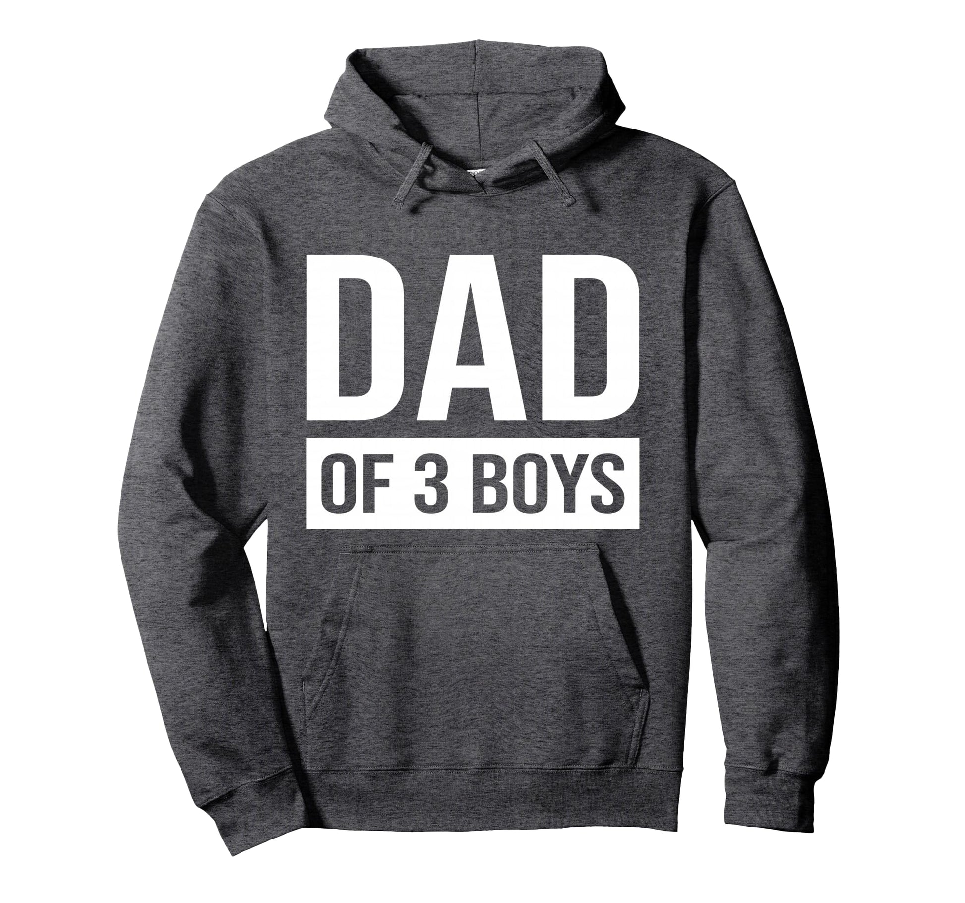 Dad 3 Sons Proud Dad Father Fathers Day Hoodie - Aesthetic Graphic Unisex - T-Shirt, Sweatshirt, Hoodie