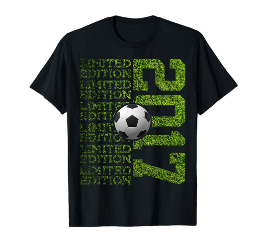 2017 Soccer 9Th Birthday T-Shirt - Custom Art Print for Adults - T-Shirt, Sweatshirt, Hoodie
