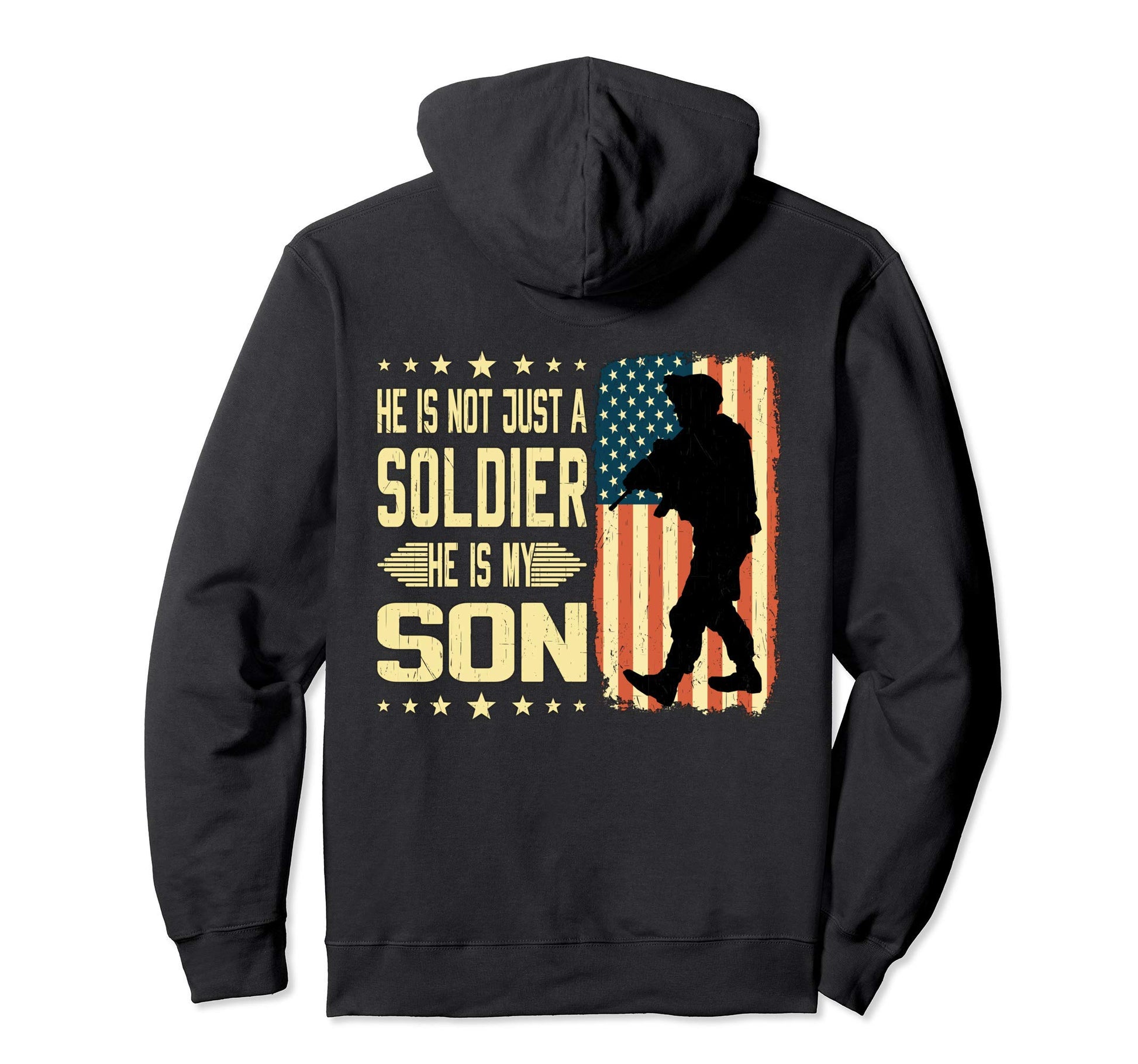 My Son Is Soldier Hero Proud Army Mom Hoodie - Trendy Graphic Men Women - T-Shirt, Sweatshirt, Hoodie