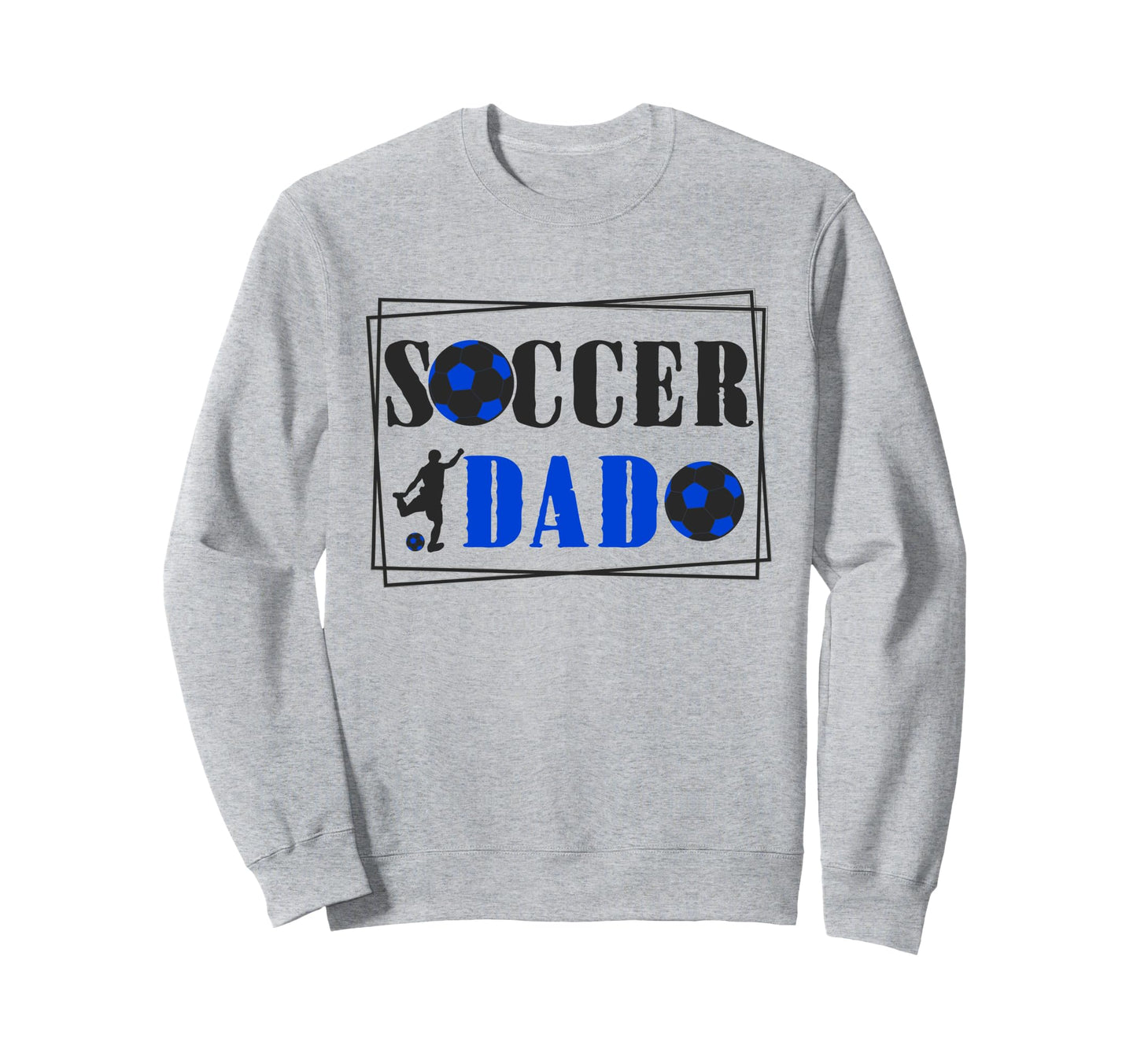 Father Son Daughter Soccer Dad Sweatshirt - Unique Graphic for Adults - T-Shirt, Sweatshirt, Hoodie