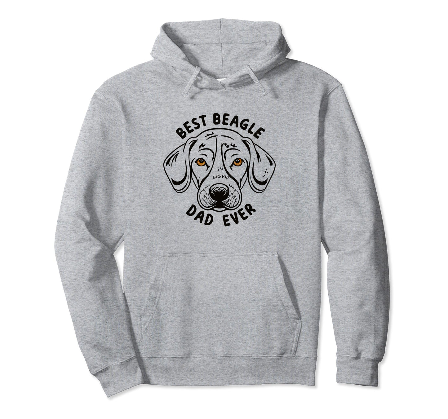 Best Beagle Dad Ever Funny Hound Dog Hoodie - Aesthetic Graphic Unisex - T-Shirt, Sweatshirt, Hoodie