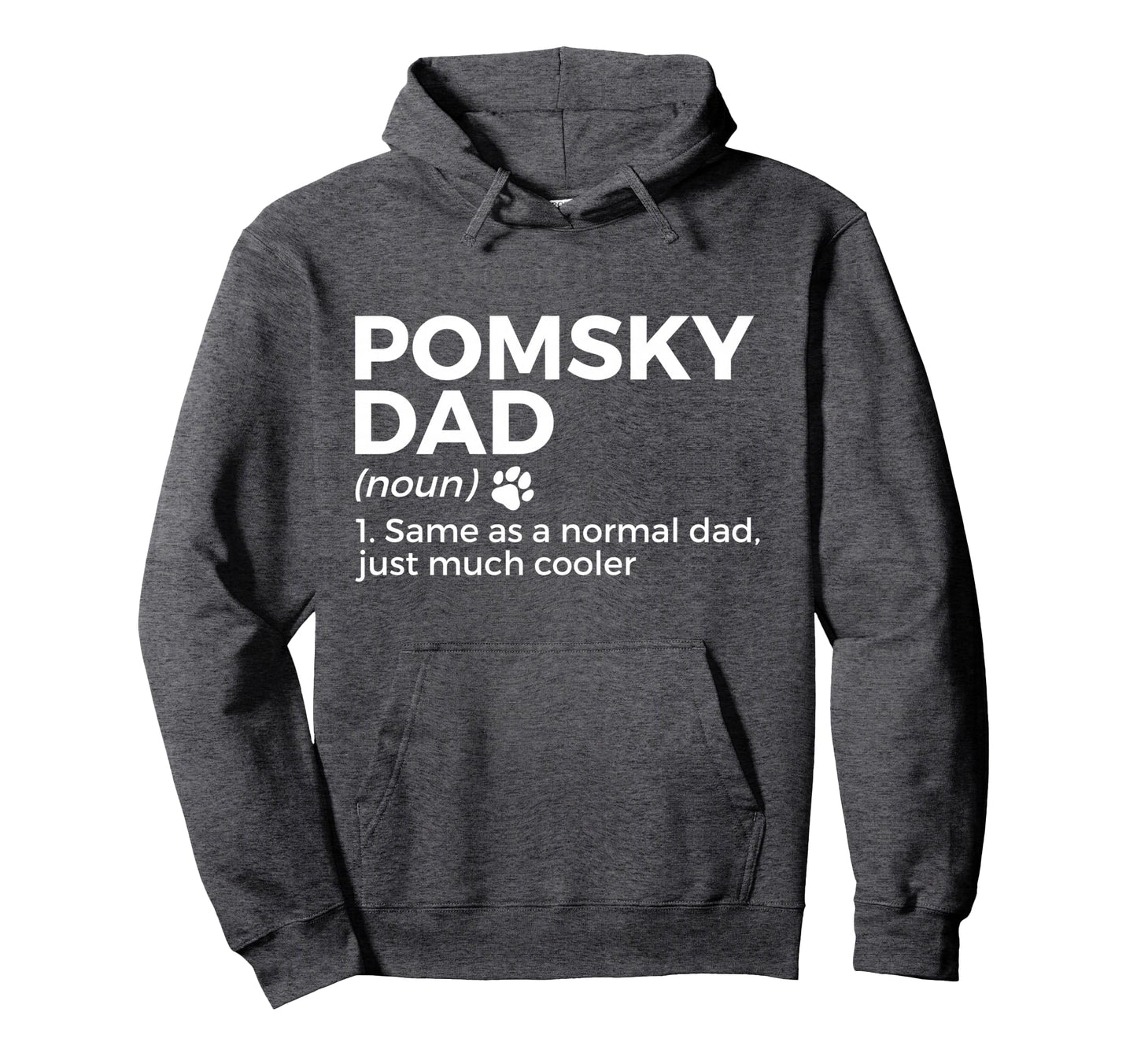 Pomsky Dad Definition Funny Pomsky Hoodie - Trendy Graphic for Adults - T-Shirt, Sweatshirt, Hoodie