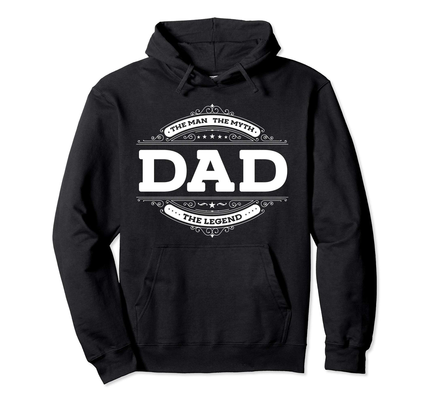 Dad Myth Legend Father Dad Uncle Gift Hoodie - Aesthetic Graphic Men Women - T-Shirt, Sweatshirt, Hoodie