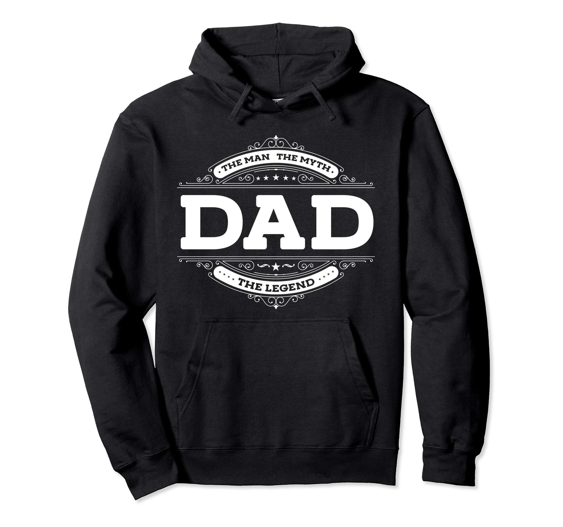 Dad Myth Legend Father Dad Uncle Gift Hoodie - Aesthetic Graphic Men Women - T-Shirt, Sweatshirt, Hoodie
