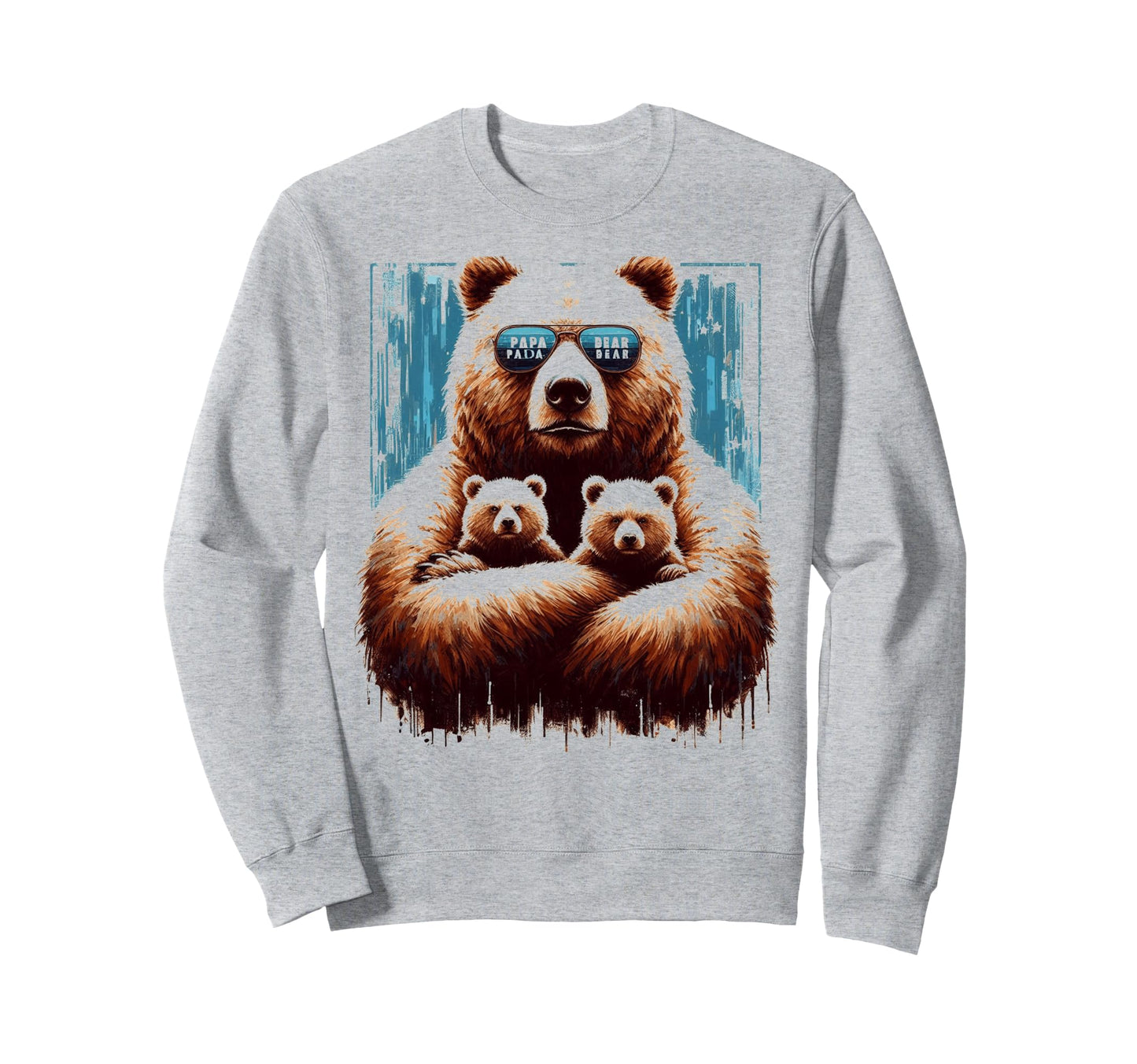 Papa Bear Funny Bears Animal Sweatshirt - Aesthetic Graphic for Adults - T-Shirt, Sweatshirt, Hoodie
