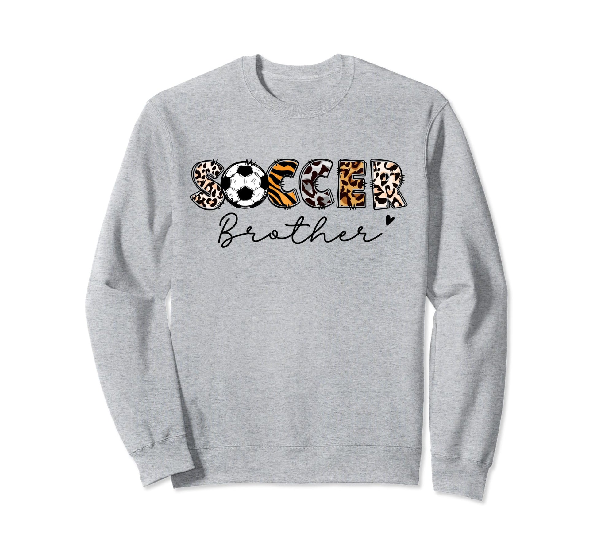 Soccer Brother Leopard Brother Sweatshirt - Minimalist Print for Adults - T-Shirt, Sweatshirt, Hoodie
